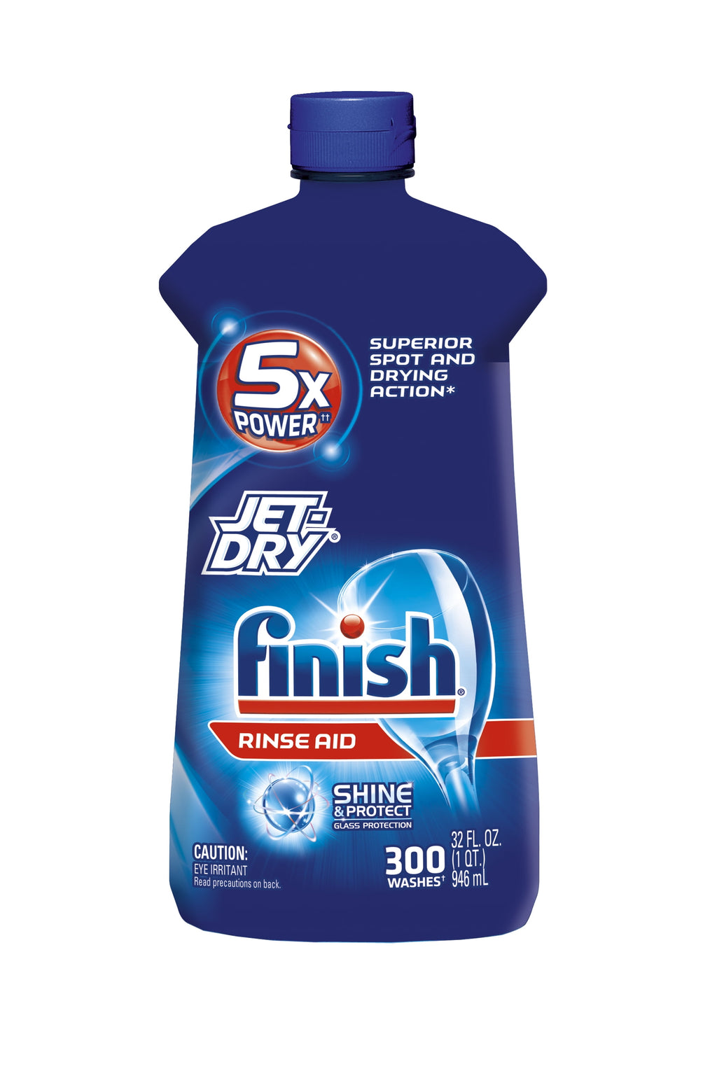 Finish Jet-Dry Rinse Aid - 32oz, Dishwasher Rinse Agent & Drying Agent