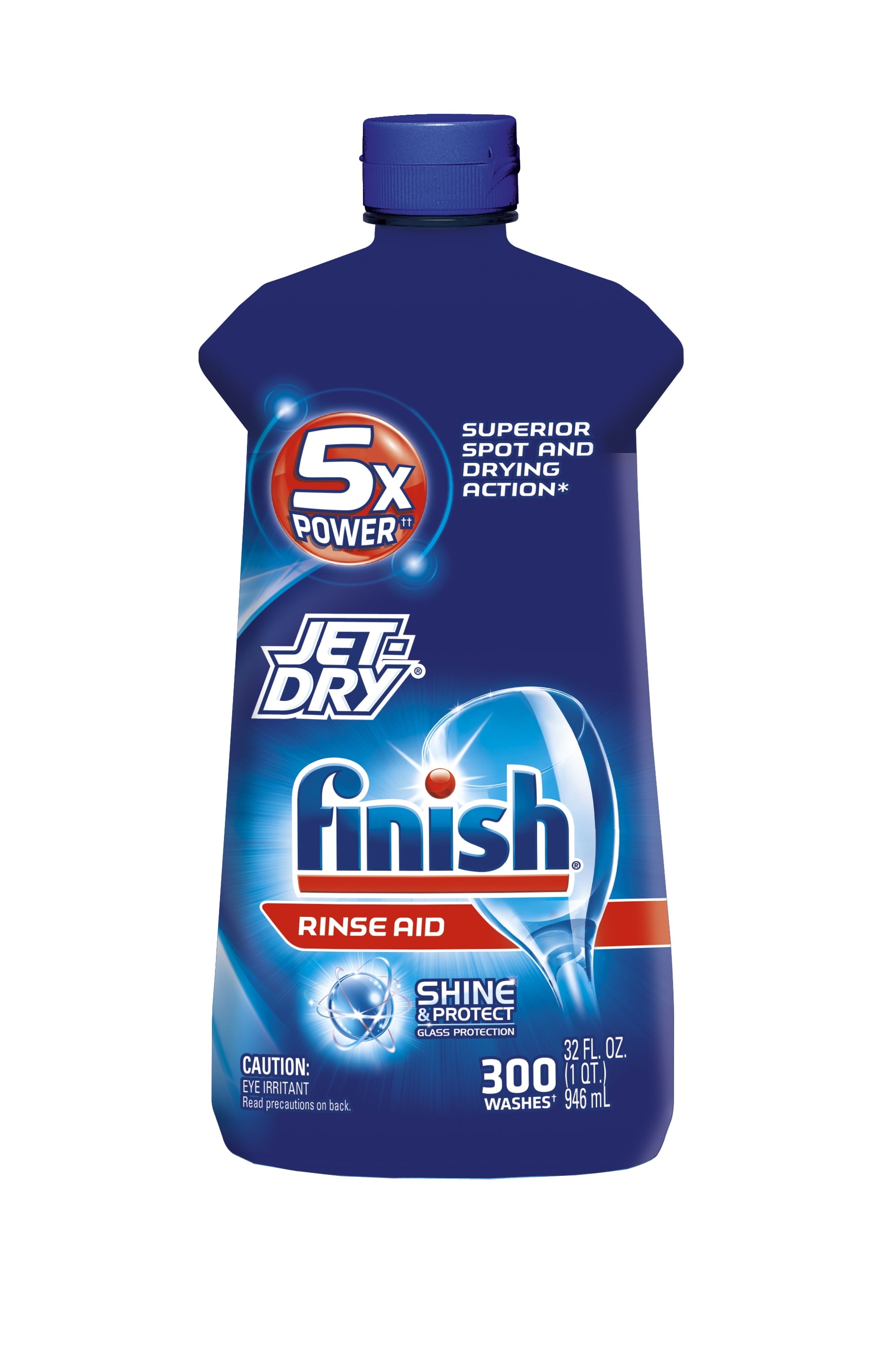 Finish Jet-Dry Rinse Aid - 32oz, Dishwasher Rinse Agent & Drying Agent