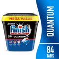 Finish Quantum Dishwasher Pods - No Pre-Rinse Dishwasher Detergent Soap Soap, Advanced Clean, 84 Count