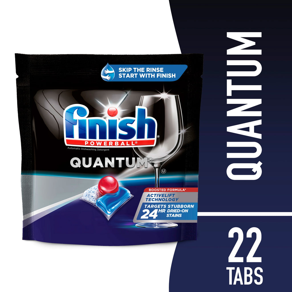 Finish Quantum Dishwasher Detergent - Dishwashing Tablets, 22 Count