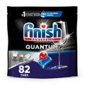 Finish Quantum Dishwasher Pods - No Pre-Rinse Dishwasher Detergent Soap Removes 24HR Dried-On Stain and Grease, Leaving a Virtually Spotless Shine, 82 Count