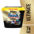 Finish Ultimate Dishwasher Pods - No Pre-Rinse Dishwasher Detergent Soap Tabs, Our Best Clean, 76 Count