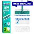 Swiffer Starter Classic Kit (1 Device - 2 Hair Magnet Dry Cloths, 2 Mop & Go Wet Cloths)