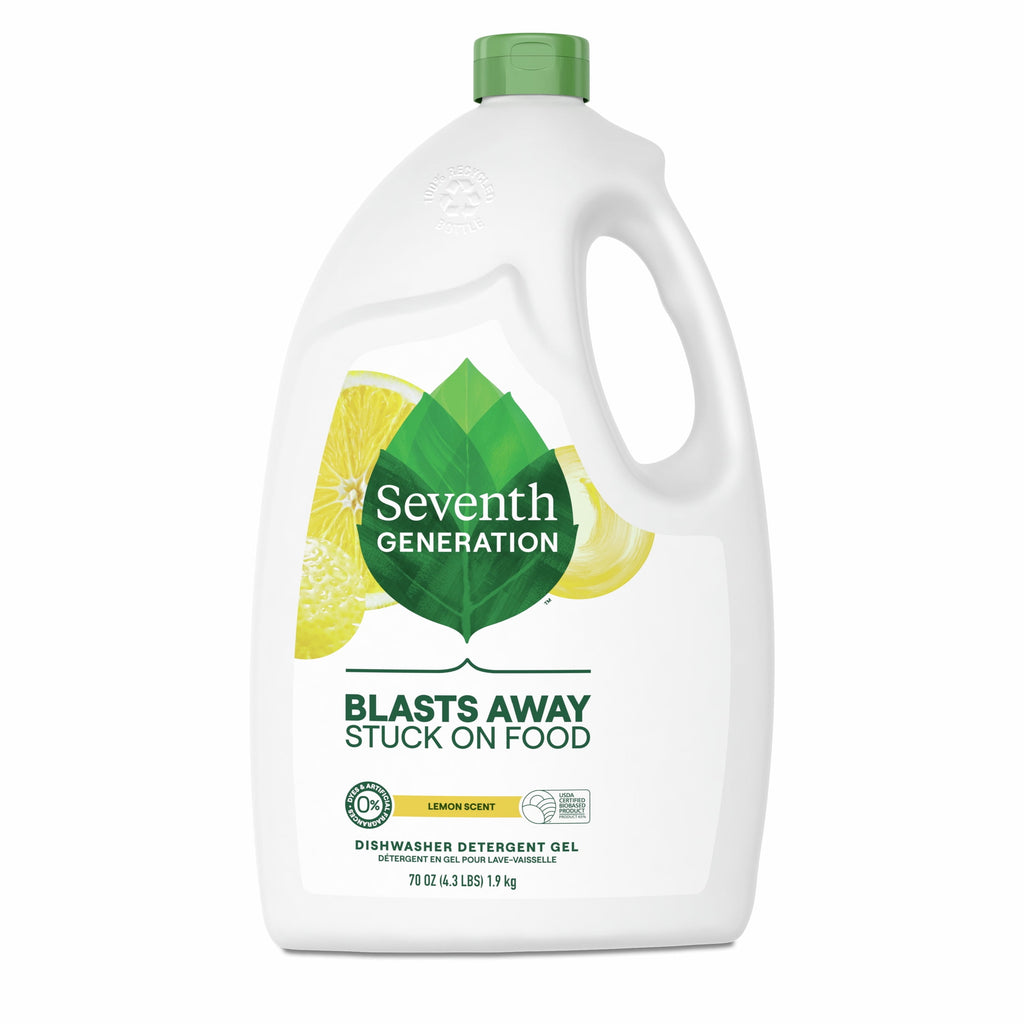 Seventh Generation Dishwasher Detergent Gel - Lemon Scent, 70 oz