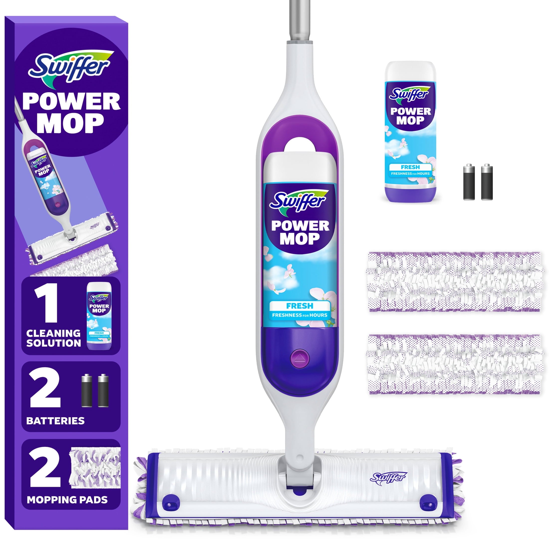Swiffer Power Mop - Floor Cleaner, Tile, Vinyl, Laminate, Wood, Floor Cleaner, Cleaning Set