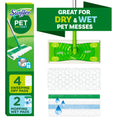 Swiffer Sweep + Mop - Broom & Mop Alternative, Dry & Wet Floor Cleaner, Fresh Scent, Cleaning Set