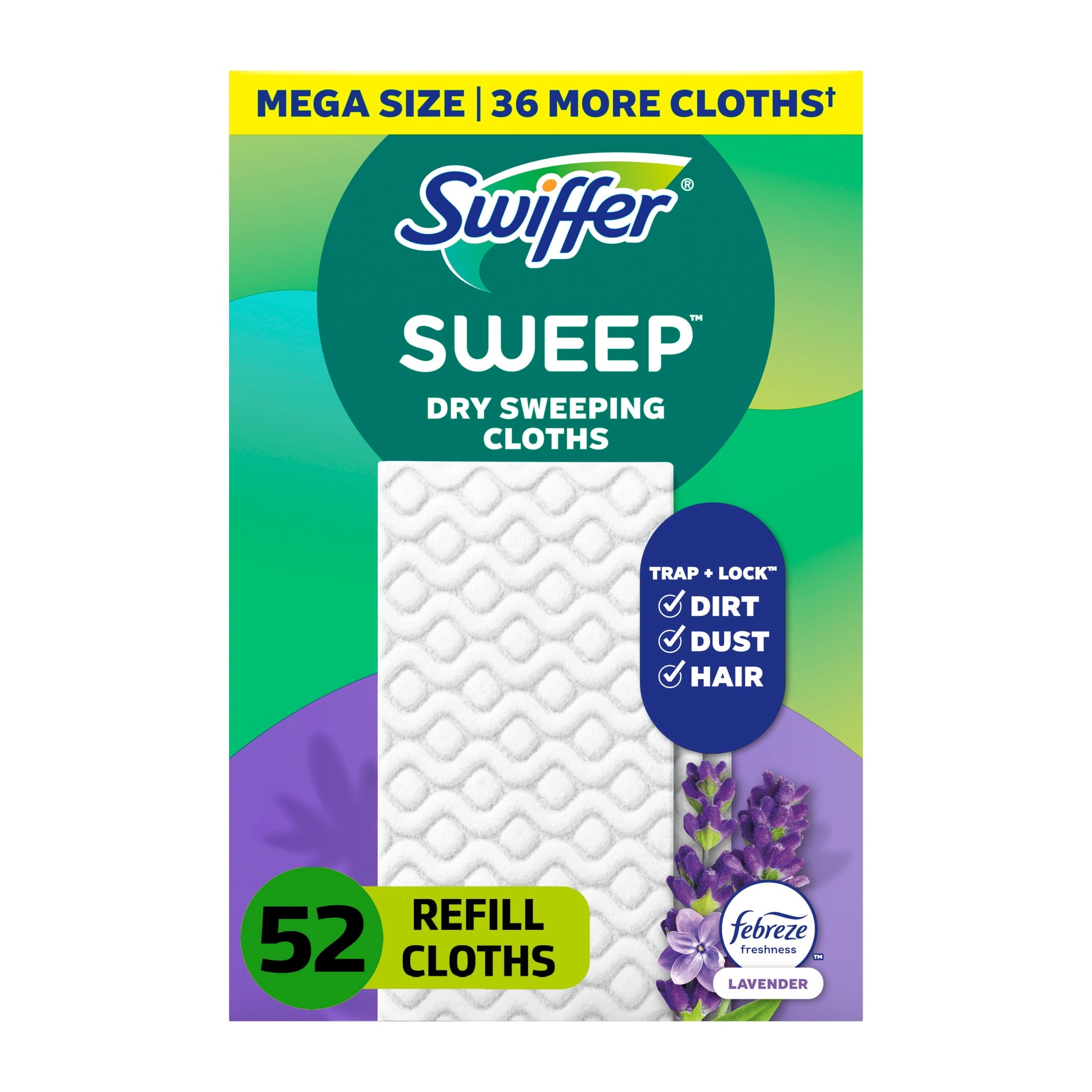 Swiffer Hair Magnet Refills - Lavender Scent, 52 Count