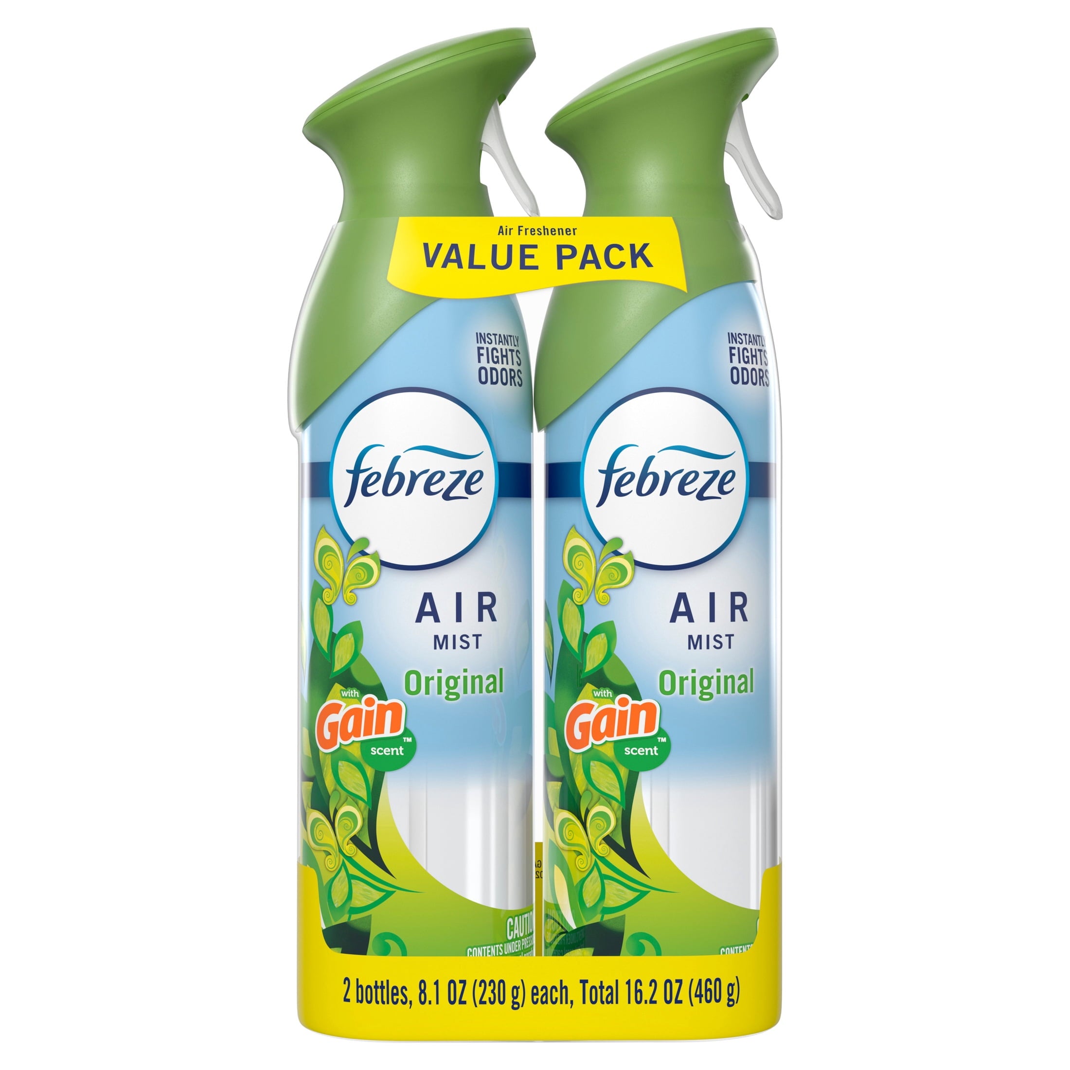 Febreze Air Mist Air Freshener Spray - Gain Original Scent, 8.1oz, 2 Count