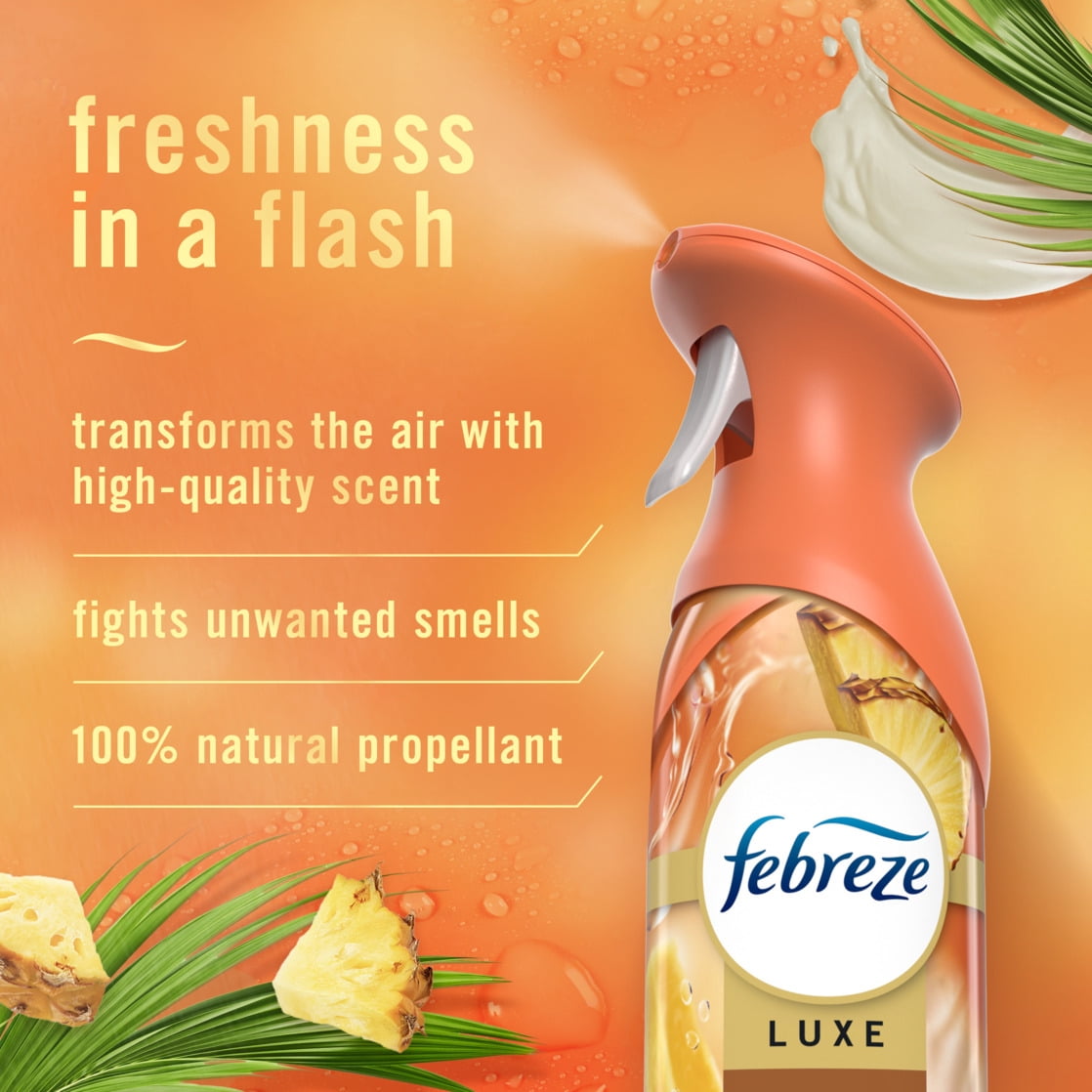 Febreze Air Freshener Spray - Odor-Fighting Room Spray, Tropical Blend Scent, 8.8oz, 1 Count