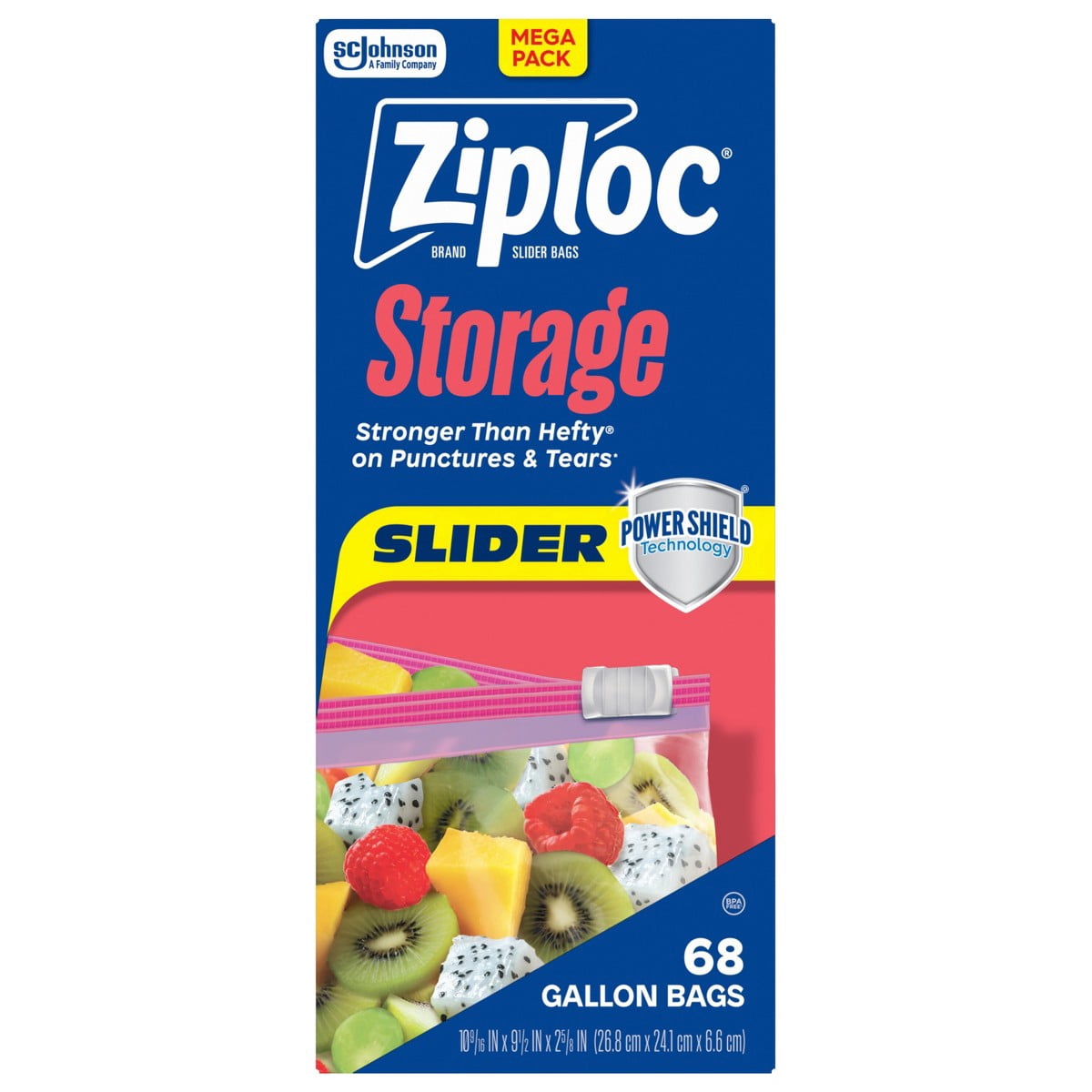 Ziploc Slider Gallon Food Storage Bags for Meal Prep - 32 Count