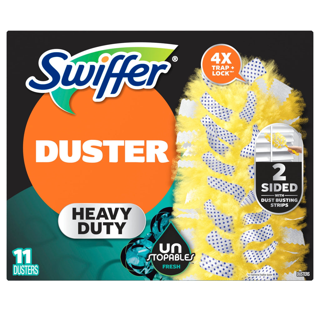 Swiffer Heavy Duty Duster Refills - Unstopables, 11 Count - 2-Pack