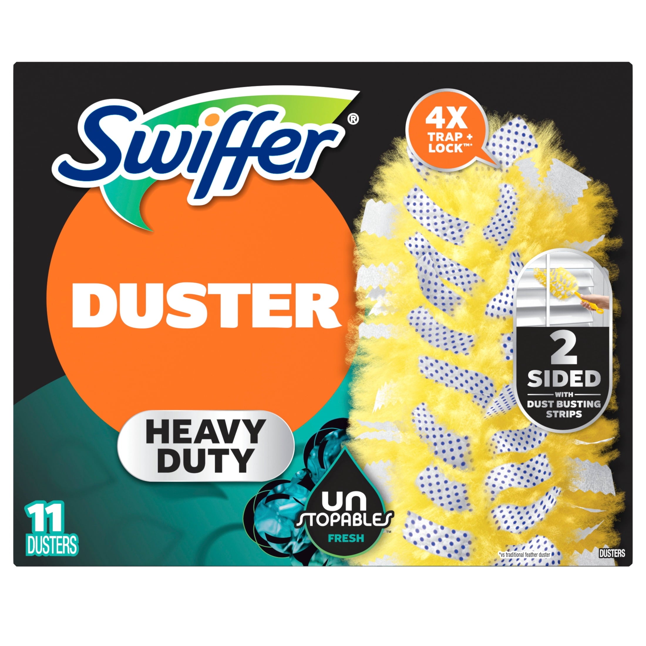 Swiffer Heavy Duty Duster Refills - Unstopables, 11 Count - 2-Pack