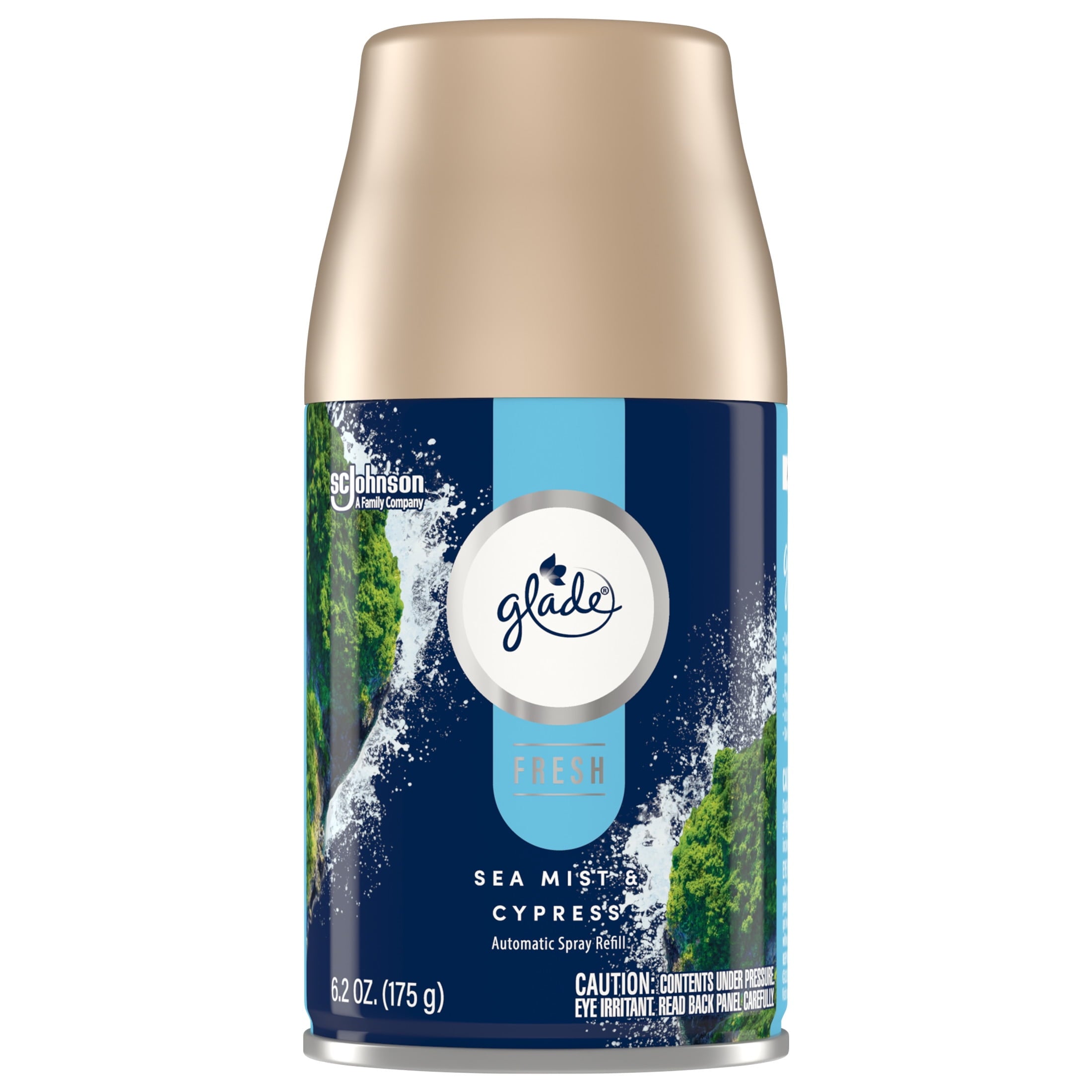 Glade Automatic Spray Air Freshener Refills - Sea Mist & Cypress, 6.2 oz, Fresh Collection