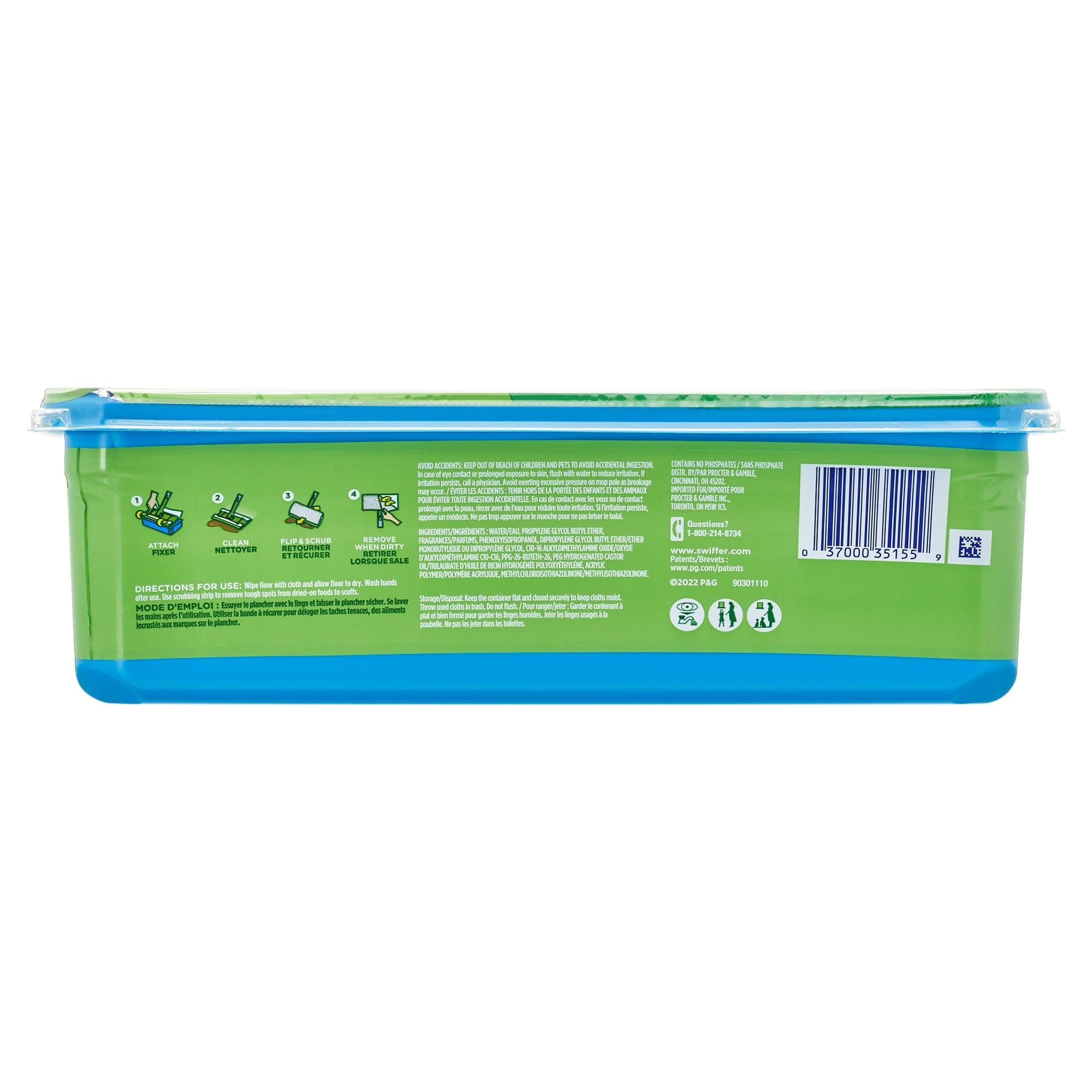 Swiffer Mop & Go Wet Refills - Fresh, 24 Count - 2-Pack