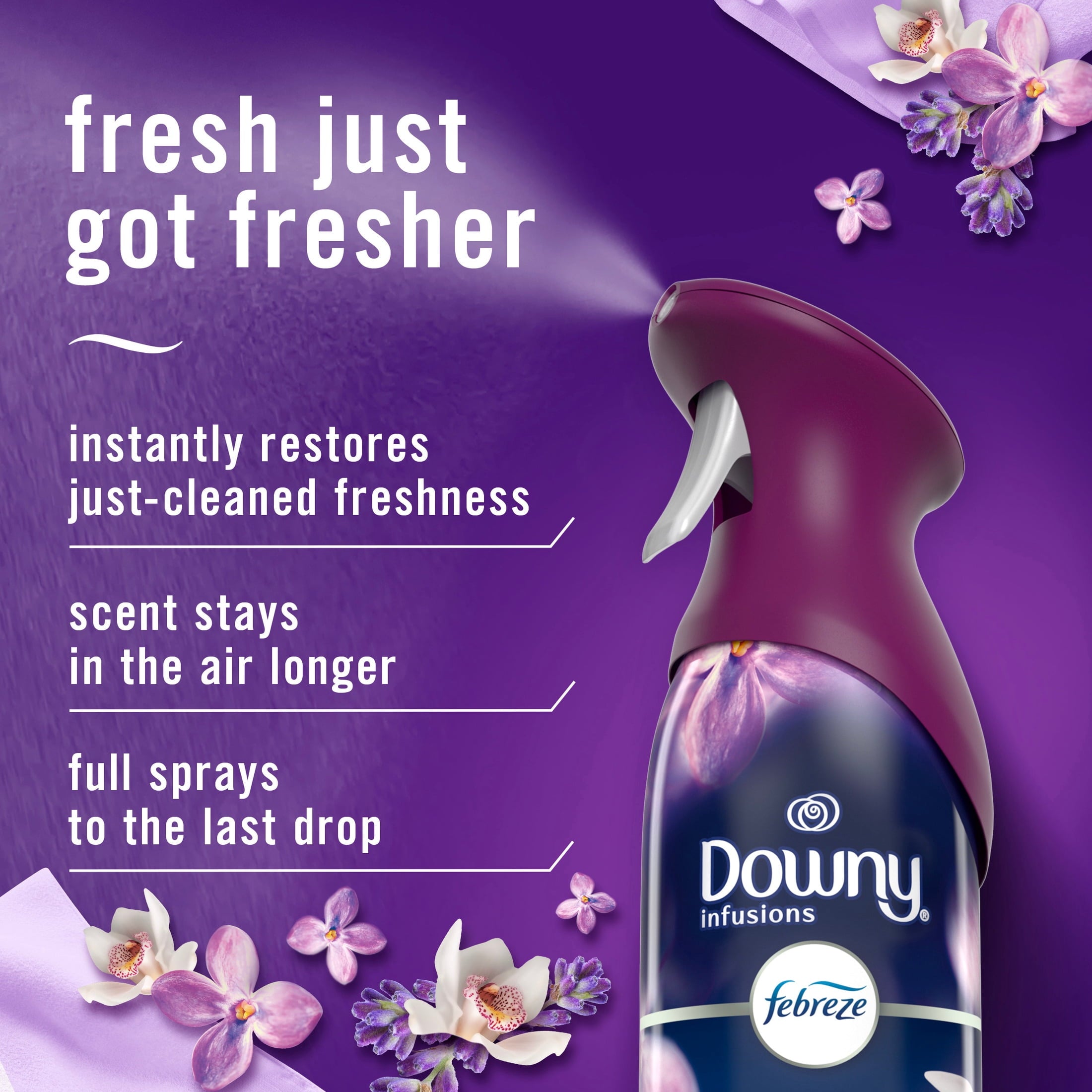 Febreze Air Mist Air Freshener Spray - Downy Calm, 8.1oz, 2 Count