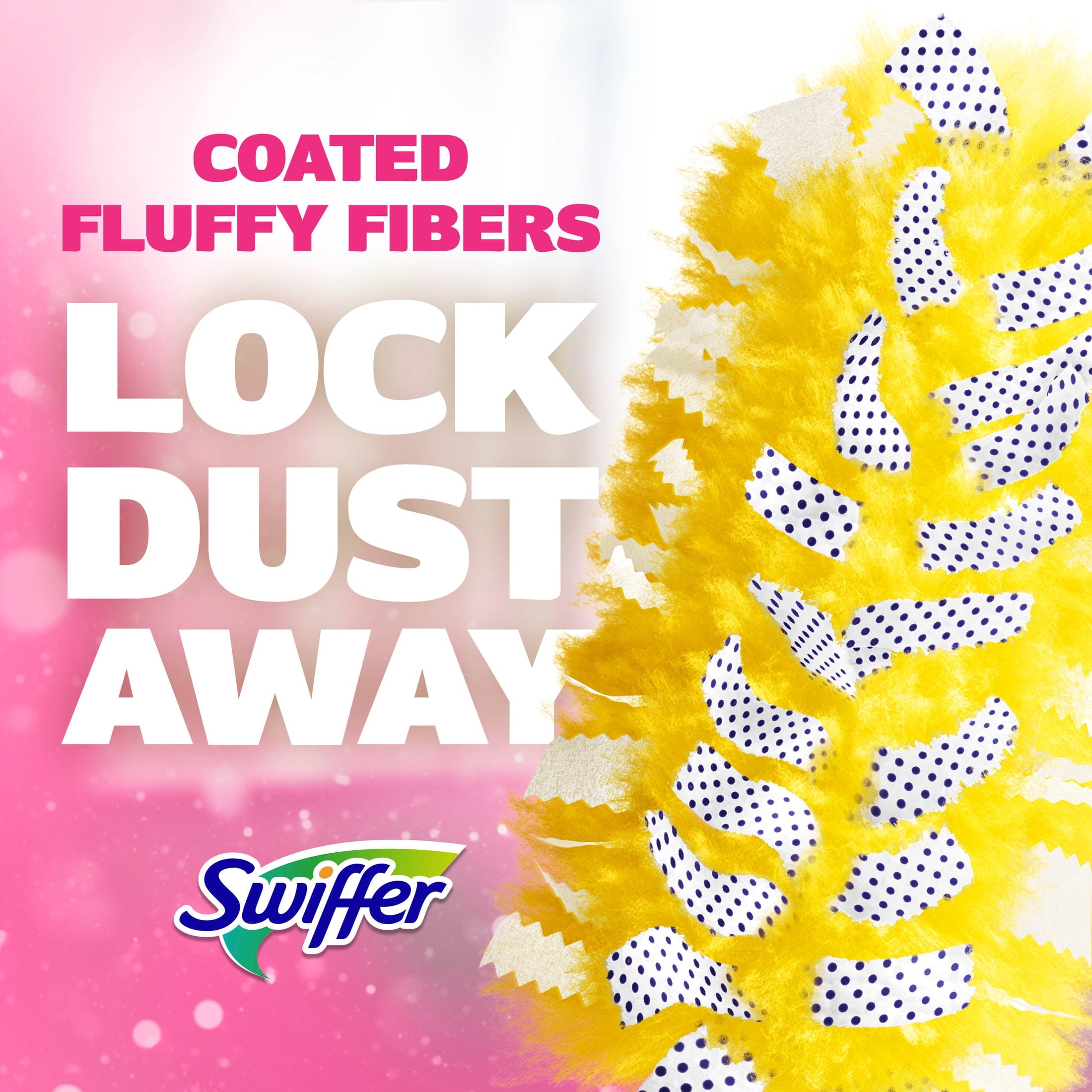 Swiffer Pink Limited Edition Duster Kit with 6 ft Super Extendable Handle - Heavy Duty Starter Kit with 8 Refills, Pink Lemonade Scent