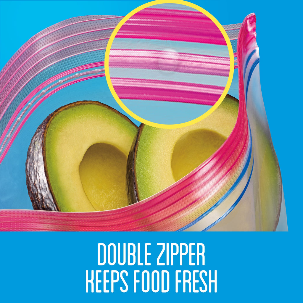 Ziploc Grip N Seal Storage Quart Bags - 100 count