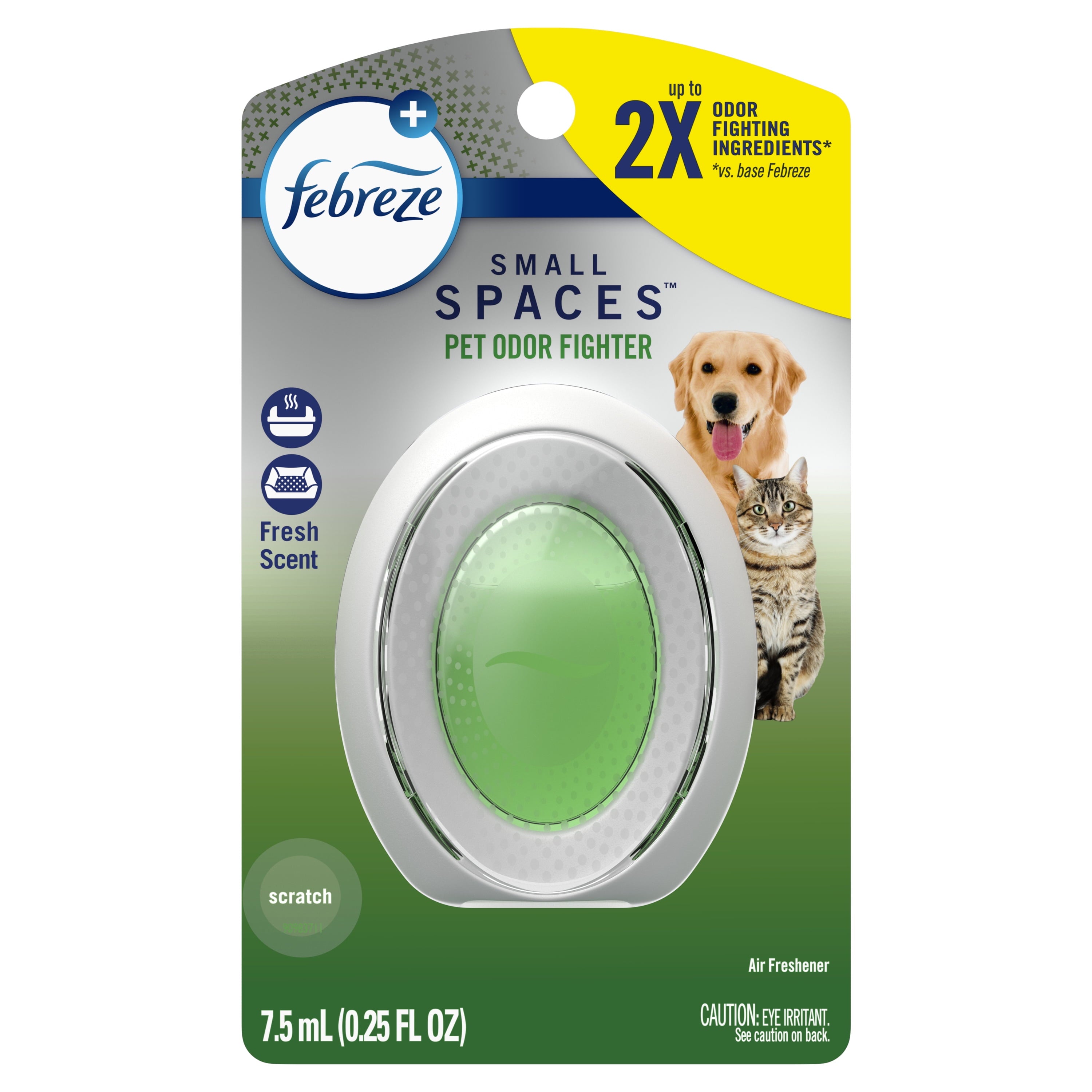 Febreze SMALL SPACES Pet Odor Fighter Air Freshener - Fresh, .25 oz