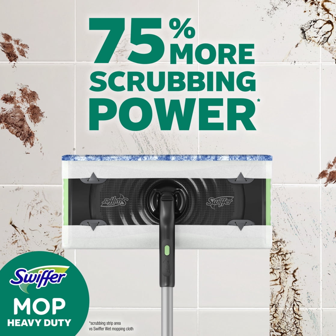Swiffer Mop & Go Heavy Duty Pet Wet Refills - Odor Defense, 20 Count - 6-Pack
