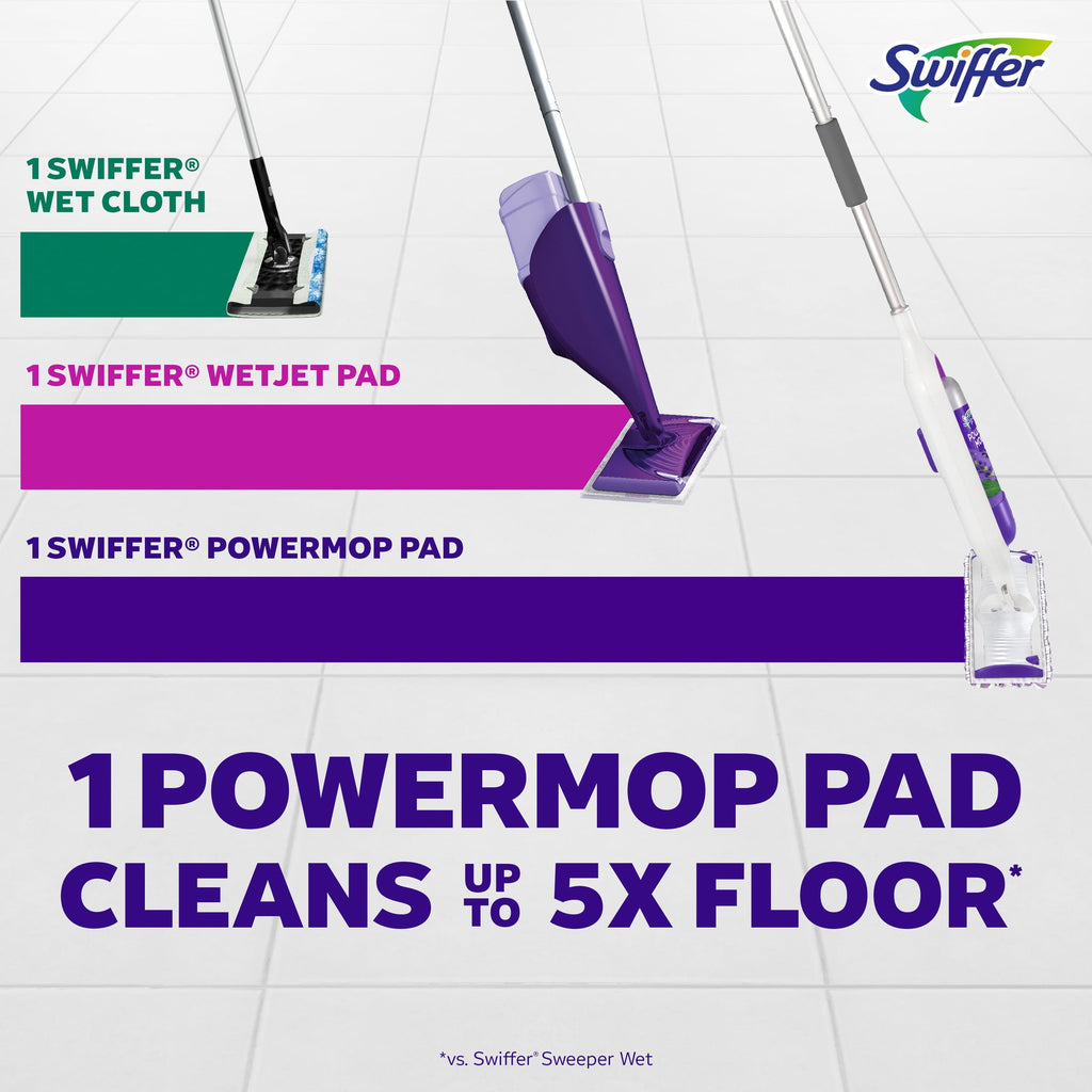 Swiffer Power Mop - Floor Cleaner, Tile, Vinyl, Laminate, Wood, Floor Cleaner, Cleaning Set