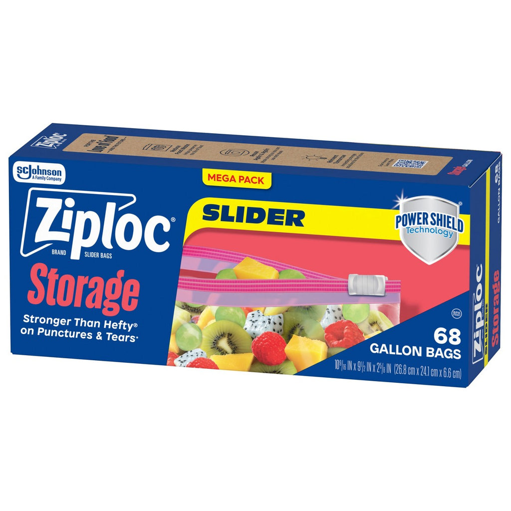 Ziploc Slider Gallon Food Storage Bags for Meal Prep - 32 Count