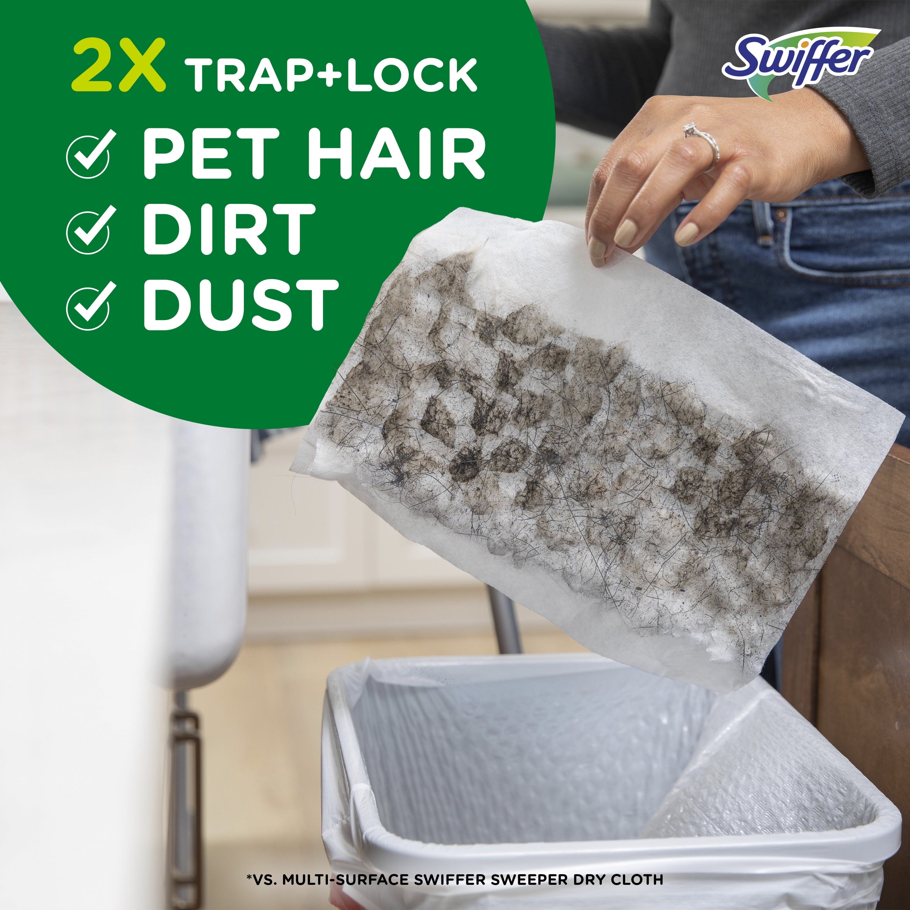 Swiffer Sweep + Mop - Broom & Mop Alternative, Dry & Wet Floor Cleaner, Fresh Scent, Cleaning Set