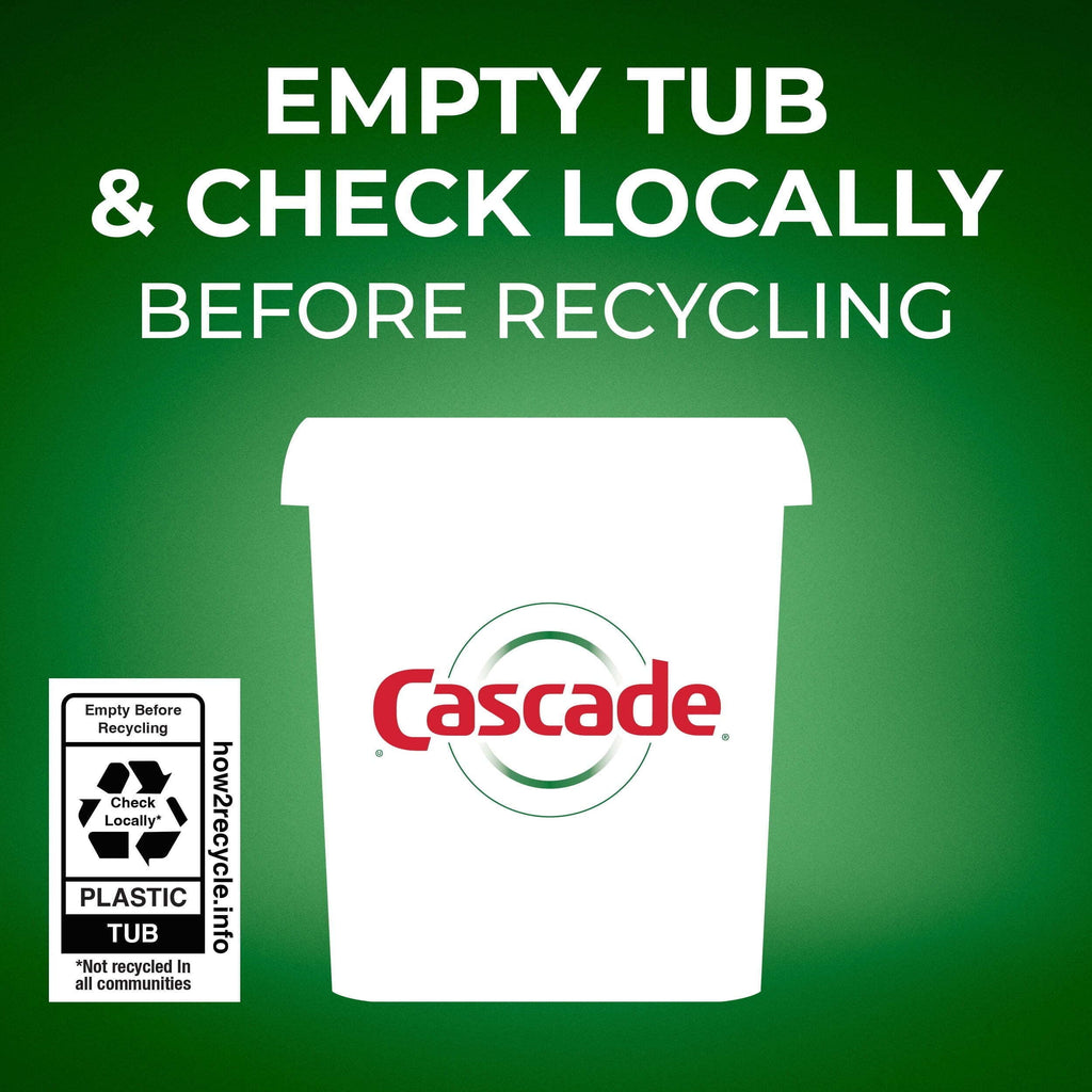 Cascade Complete Dishwasher Pods - Action Pacs Dishwasher Detergent, Dishwasher Tabs, Fresh, 78 Count - 2-Pack