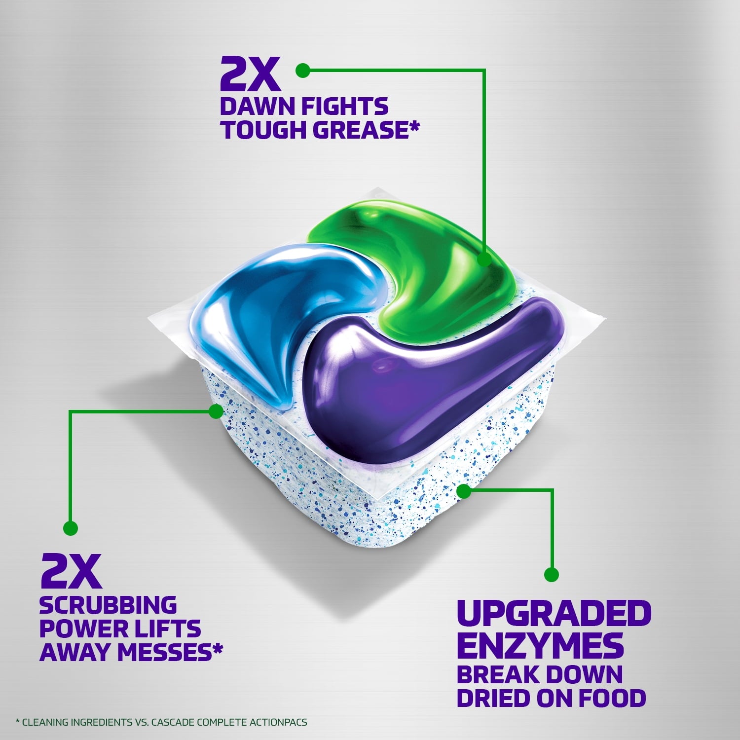 Cascade Platinum Plus Dishwasher Detergent Pacs - Fresh, 11 Count