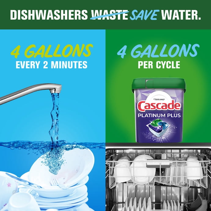 Cascade Platinum Plus Dishwasher Detergent Pacs - Fresh, 17 Count