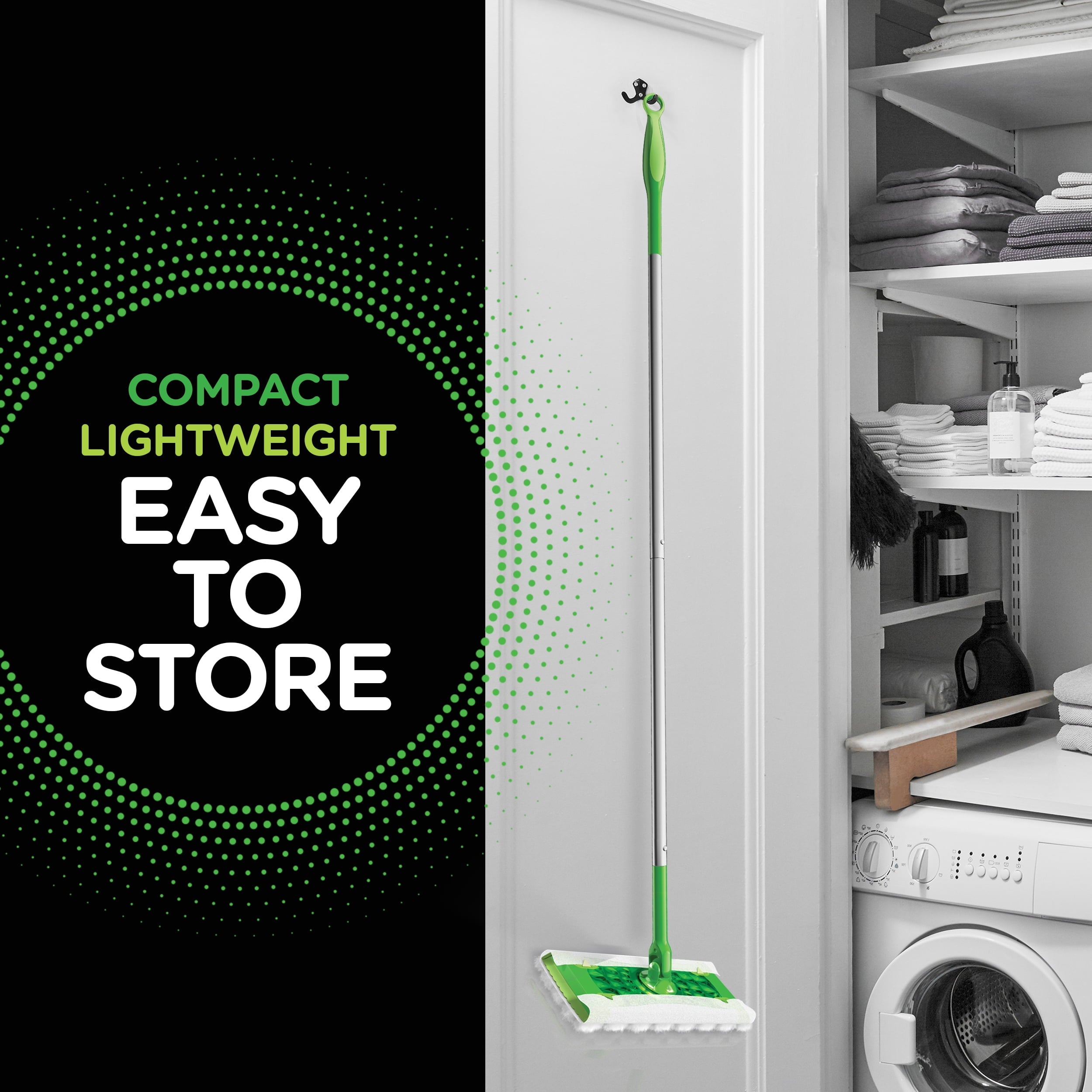 Swiffer Sweep + Mop - Broom & Mop Alternative, Dry & Wet Floor Cleaner, Fresh Scent, Cleaning Set