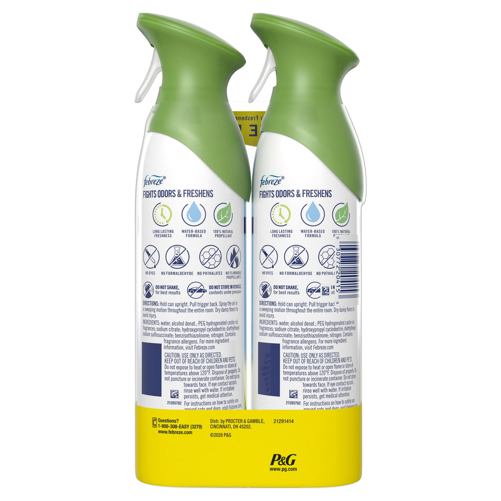 Febreze Air Mist Air Freshener Spray - Gain Original Scent, 8.1oz, 2 Count