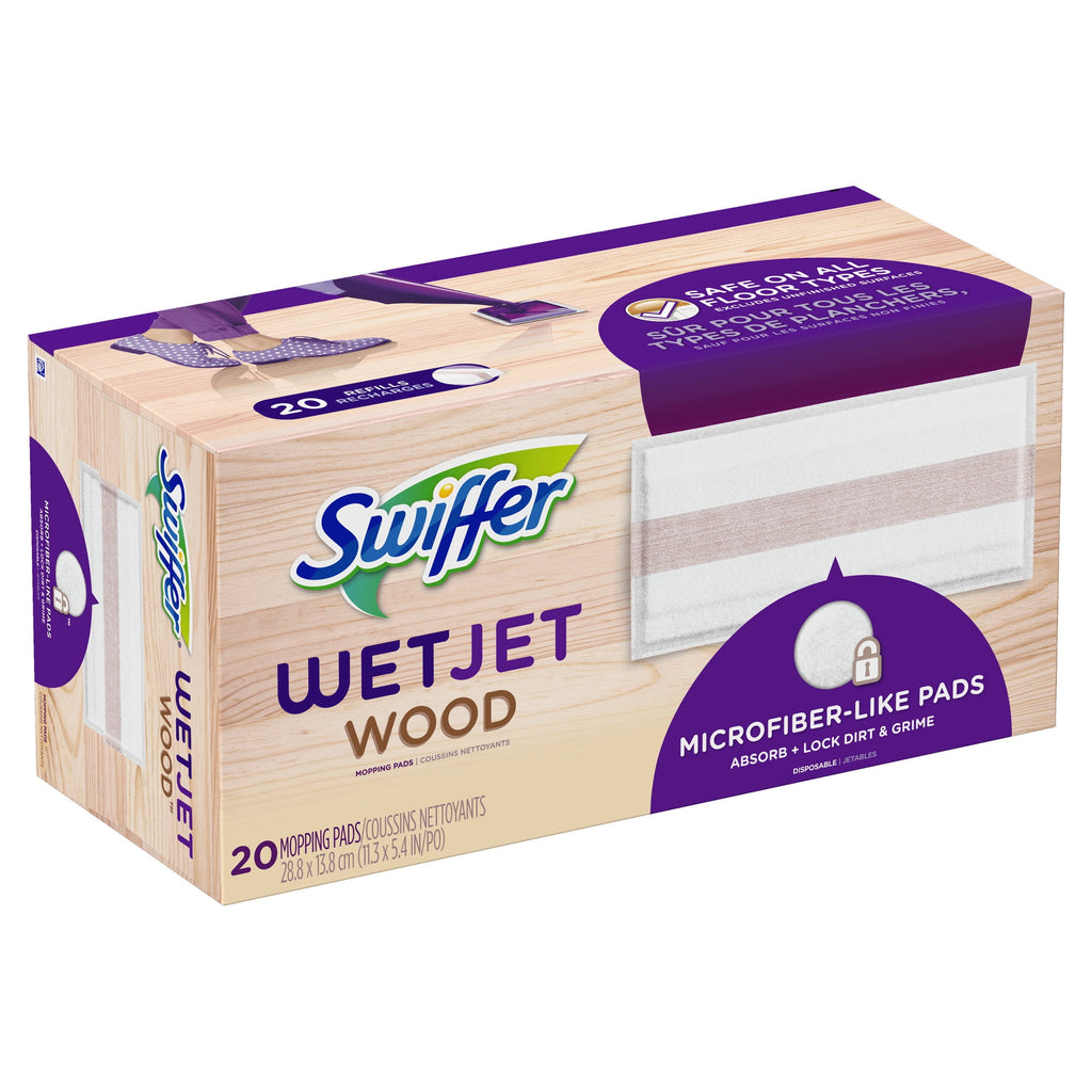 Swiffer Wet Jet Wood Pad Refills - Unscented, 20 Count
