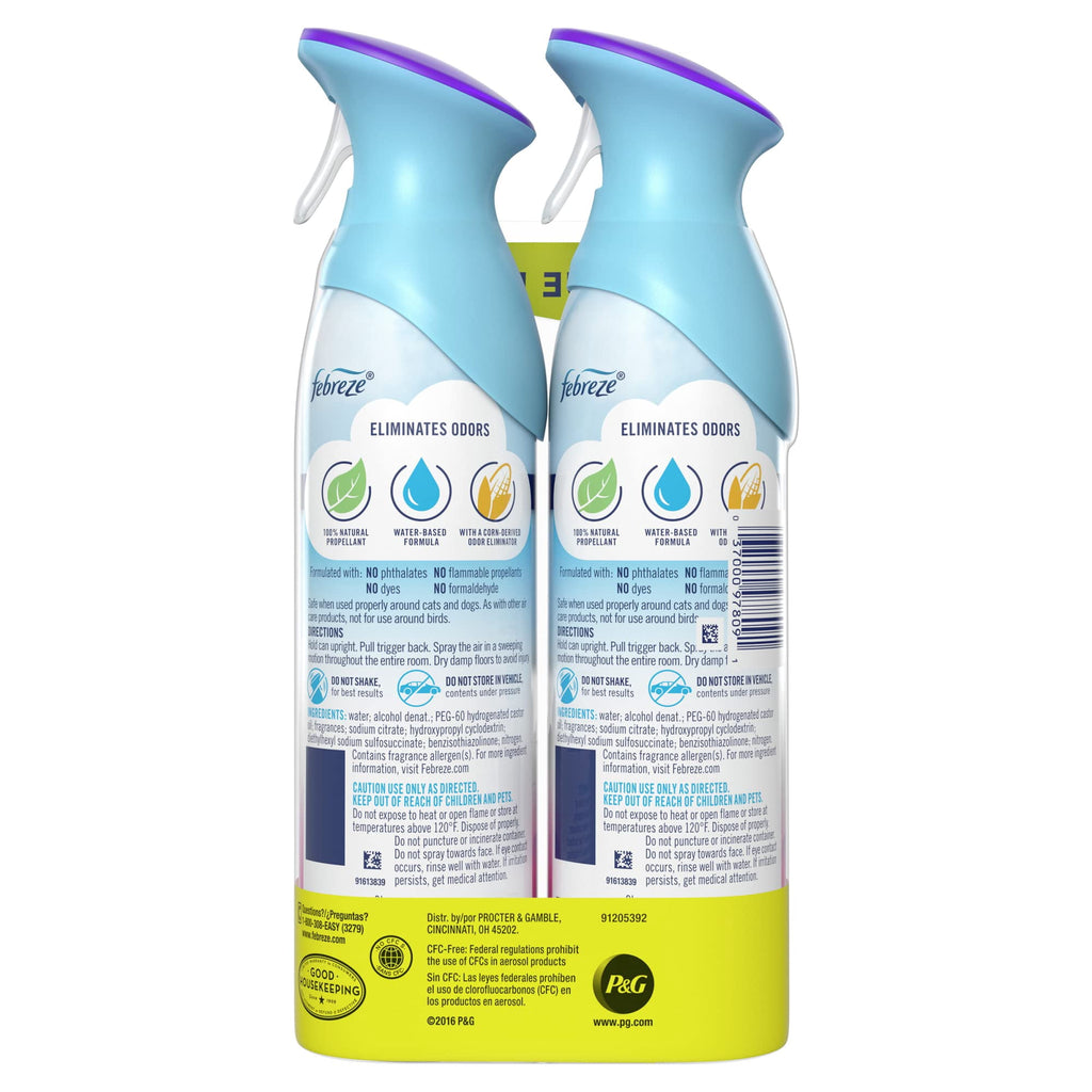 Febreze Air Freshener Spray - Odor-Fighting Room Spray, Gain Moonlight Breeze, 8.8oz, 2 Count
