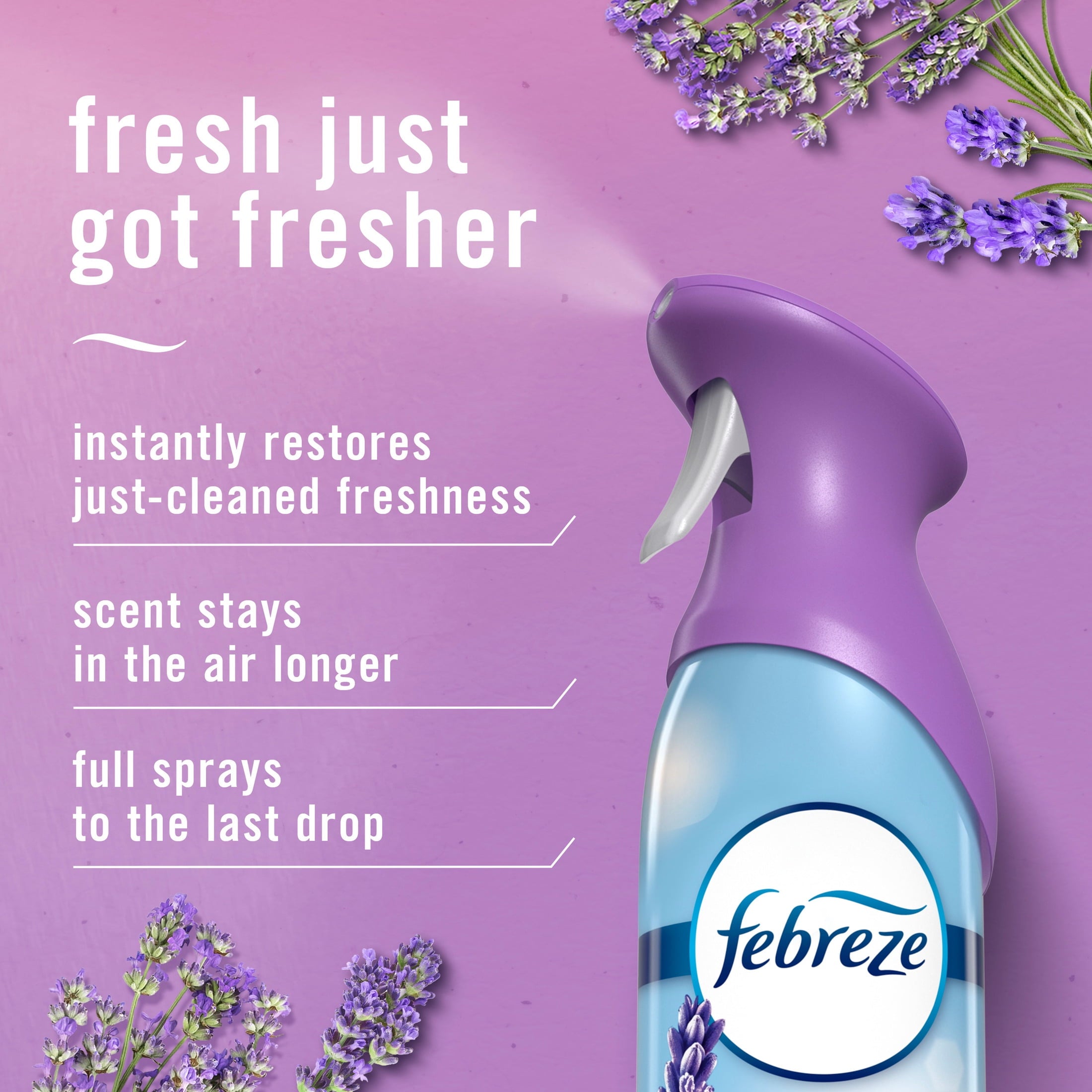 Febreze Air Mist Air Freshener Spray - Twilight Lavender, 8.1oz, 2 Count