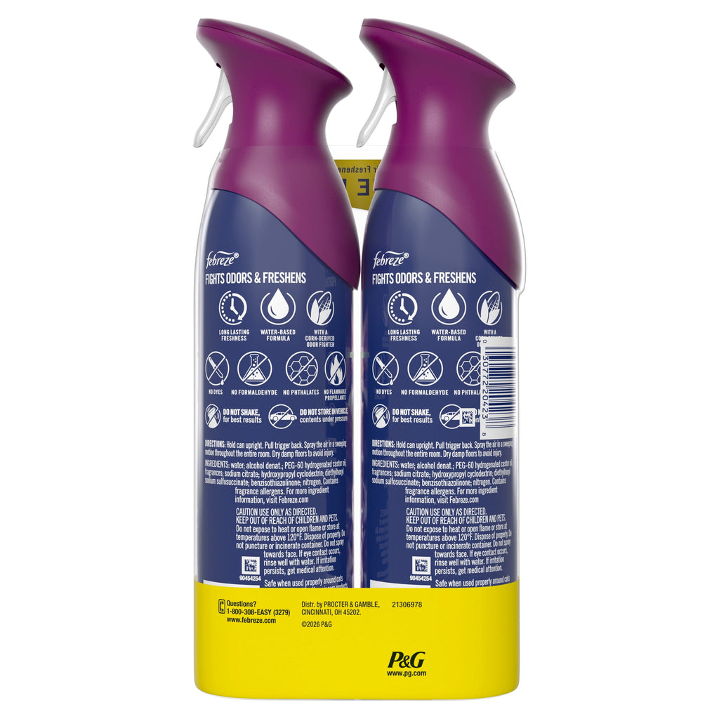 Febreze Air Mist Air Freshener Spray - Downy Calm, 8.1oz, 2 Count