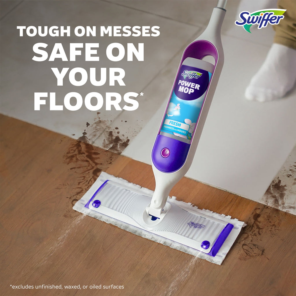 Swiffer Power Mop - Floor Cleaner, Tile, Vinyl, Laminate, Wood, Floor Cleaner, Cleaning Set