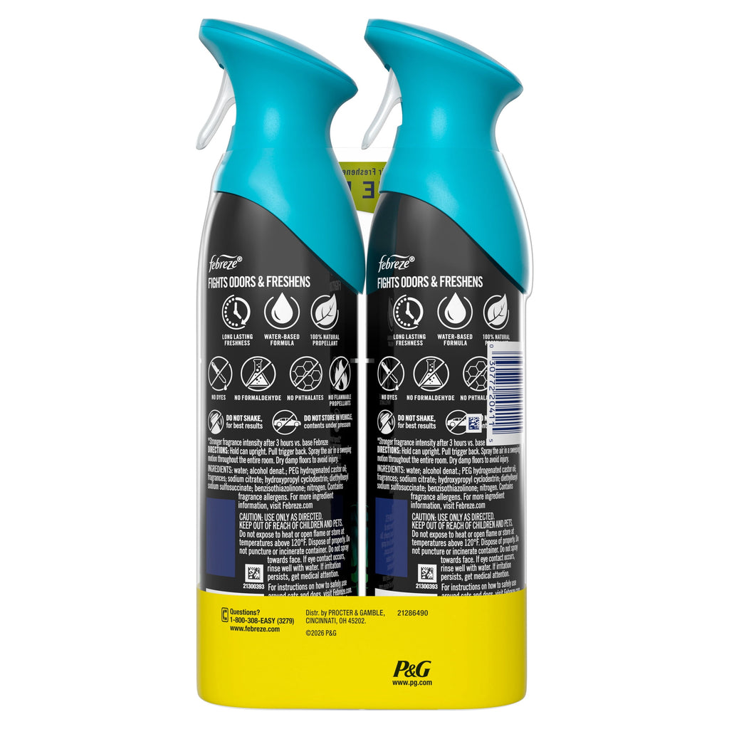 Febreze Air Mist Air Freshener Spray - Unstopables Fresh, 8.1oz, 2 Count