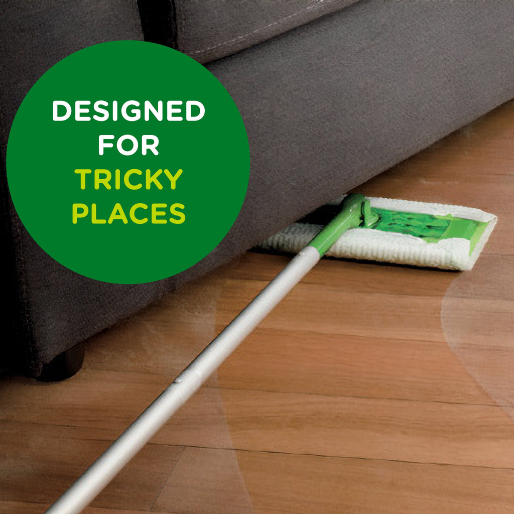 Swiffer Sweep + Mop - Broom & Mop Alternative, Dry & Wet Floor Cleaner, Fresh Scent, Cleaning Set