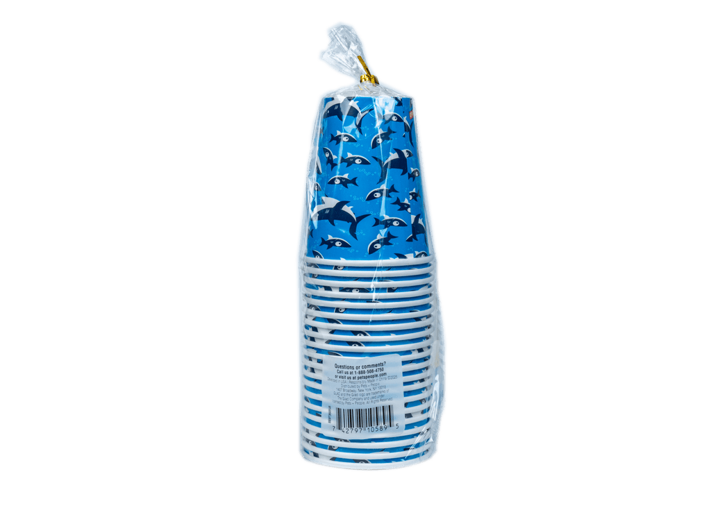 Glad For Kids Sharks Design Paper Cups - 9oz, 20 Count