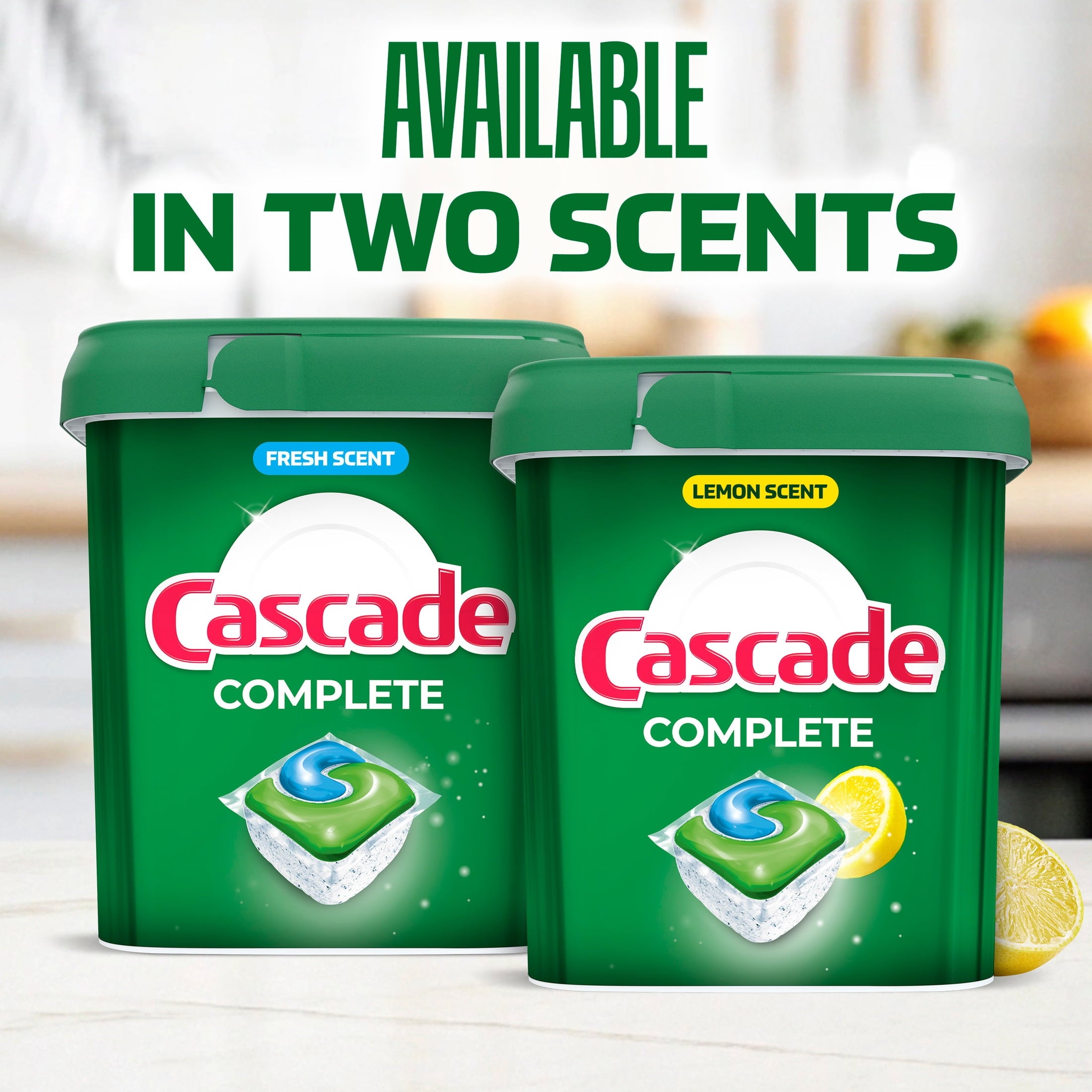 Cascade Complete Action Pacs - Dishwasher Detergent, Fresh, 100 Count