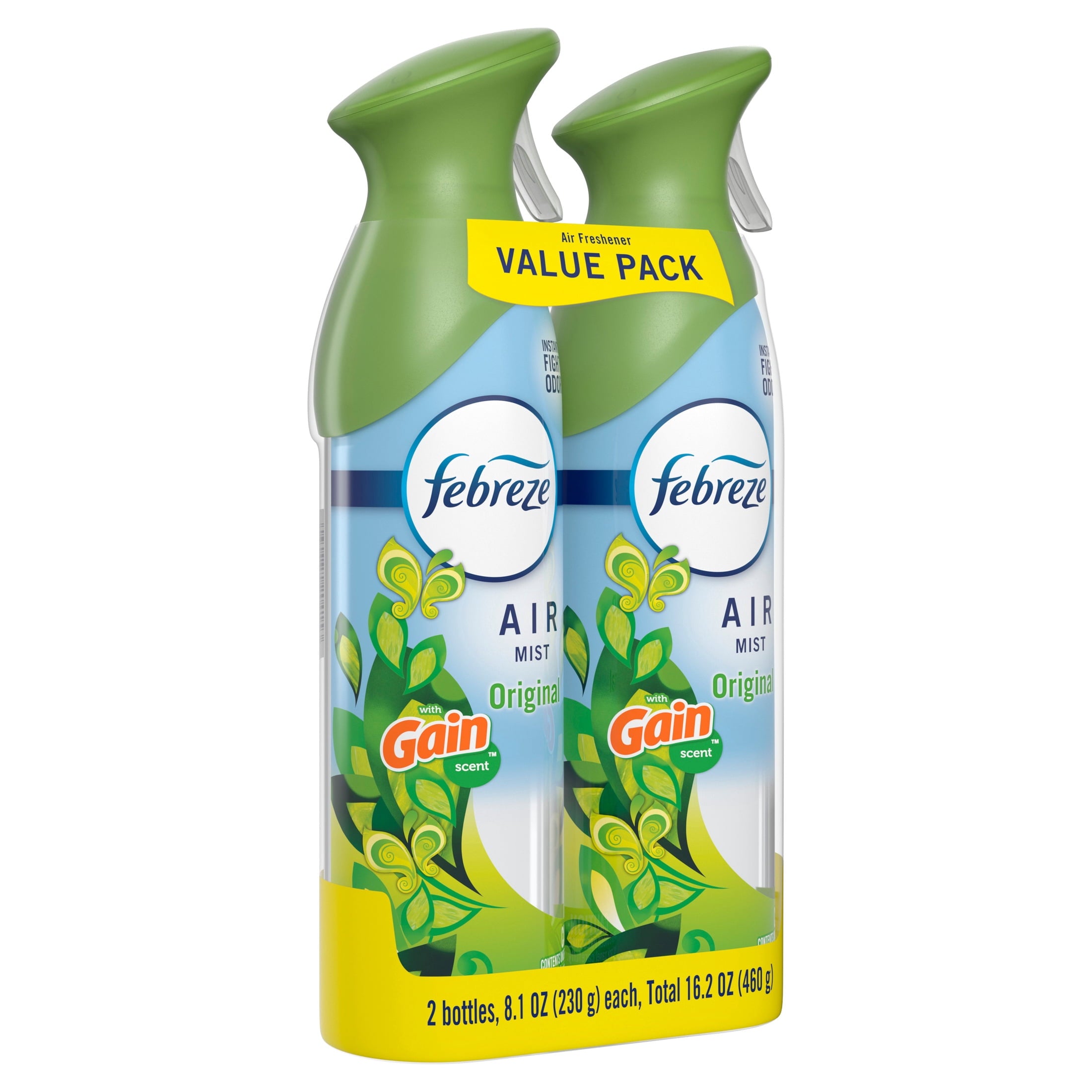 Febreze Air Mist Air Freshener Spray - Gain Original Scent, 8.1oz, 2 Count