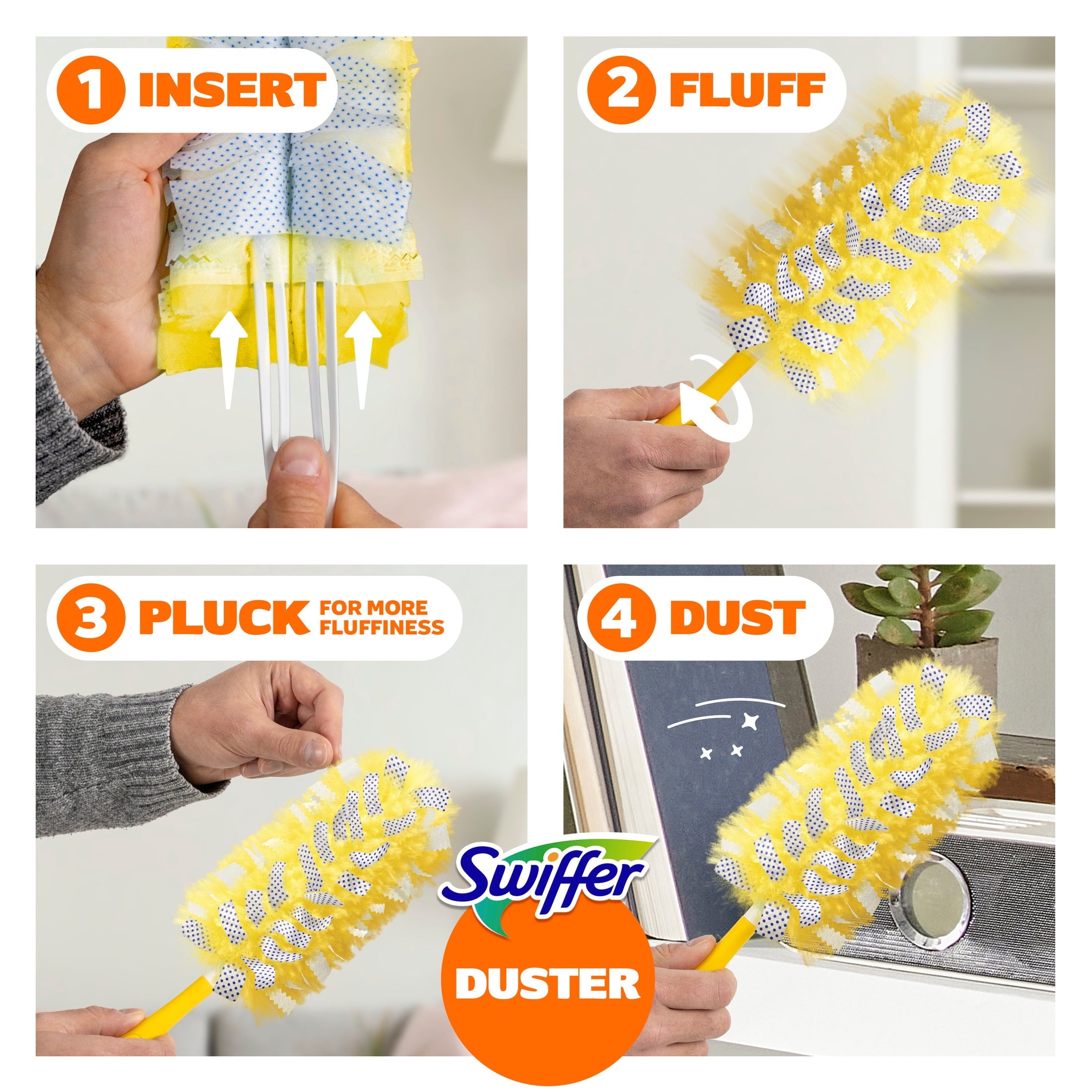 Swiffer Dusters Heavy Duty Duster Refills - Lemon Scent, 11 Count