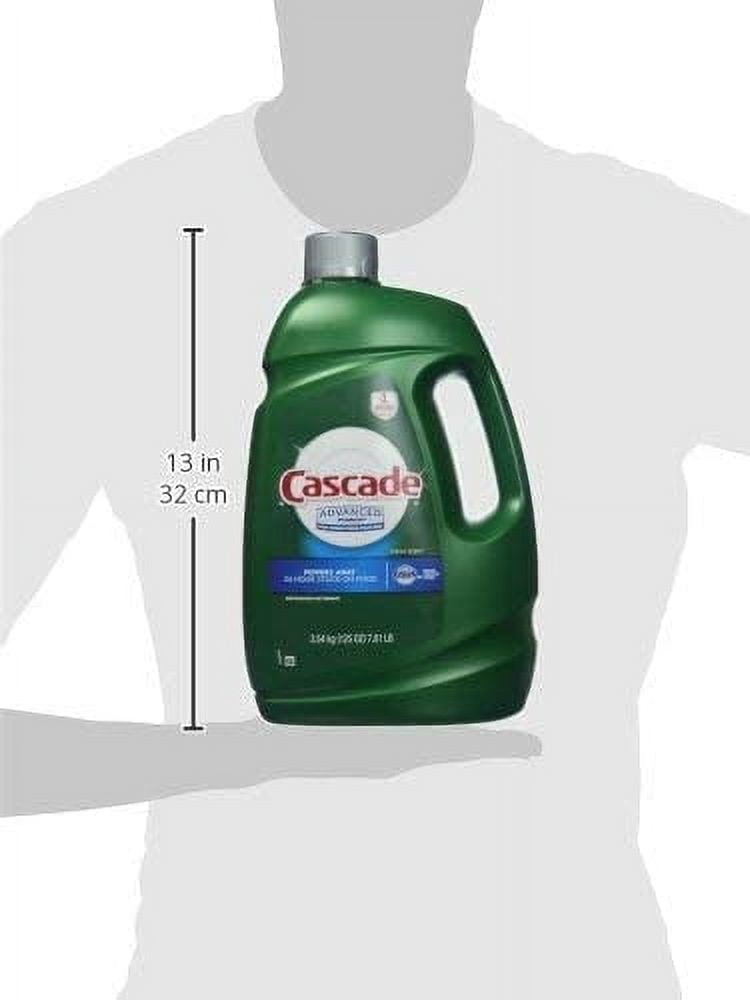 Cascade Advanced Power Liquid Machine Dishwasher Detergent with Dawn - 125-Fl. Oz, Plastic Bottle (125 Fl Oz) Fresh 125 Ounce (Pack of 1)