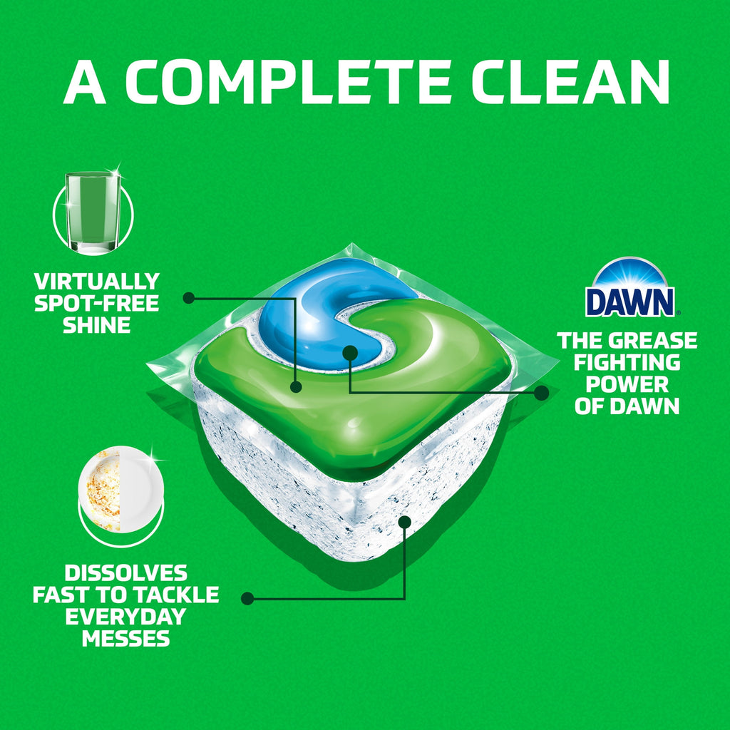 Cascade Complete Action Pacs - Dishwasher Detergent, Fresh, 100 Count