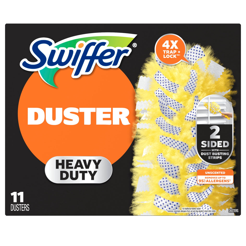 Swiffer Dusters Heavy Duty Duster Refills - Unscented, 11 Count - 2-Pack