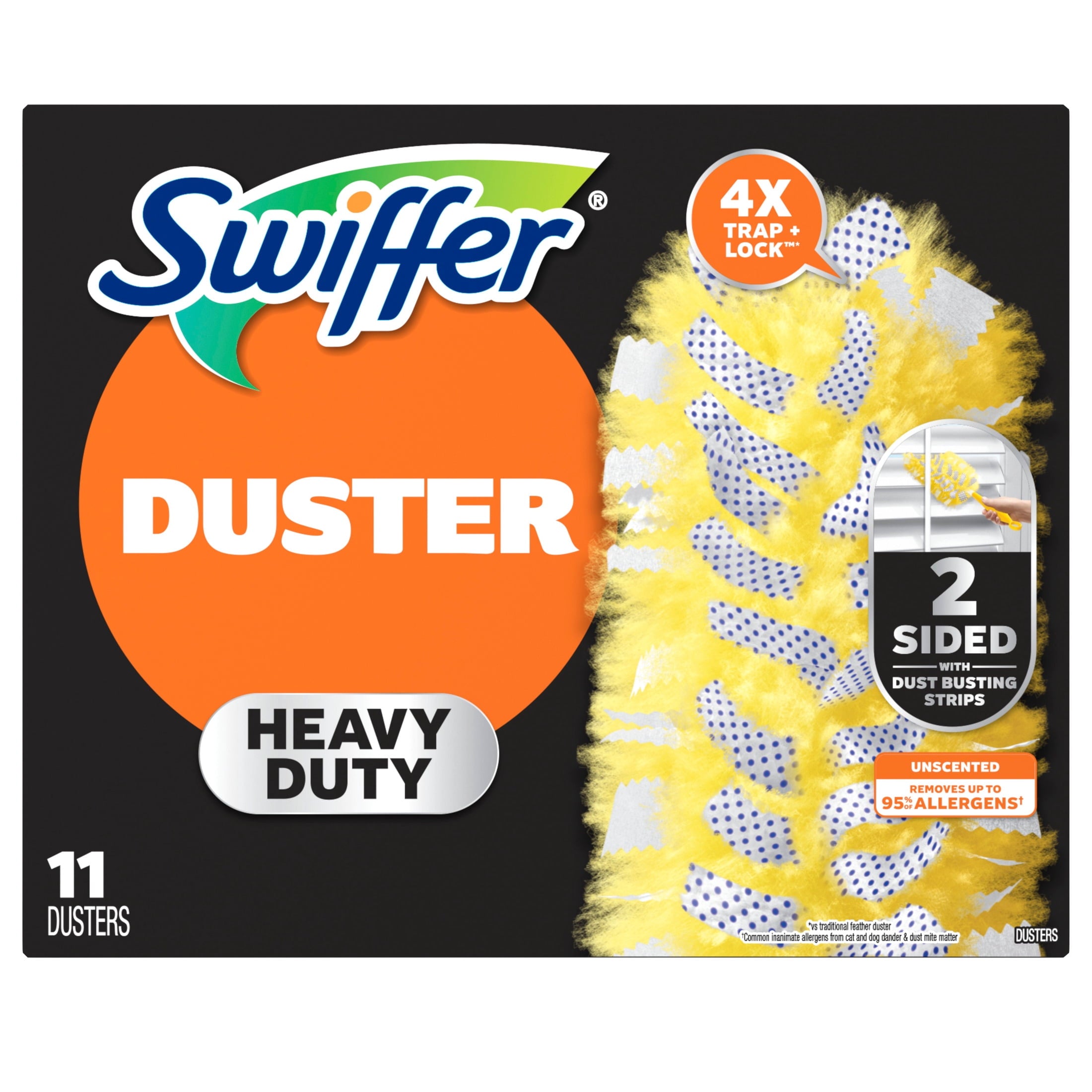 Swiffer Dusters Heavy Duty Duster Refills - Unscented, 11 Count - 2-Pack