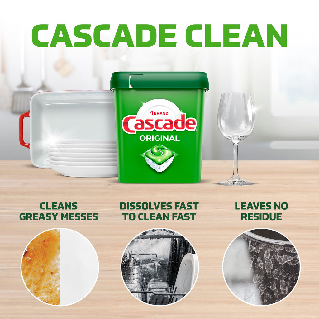 Cascade Dishwasher Detergent ActionPacs - Fresh Scent, 25 Count
