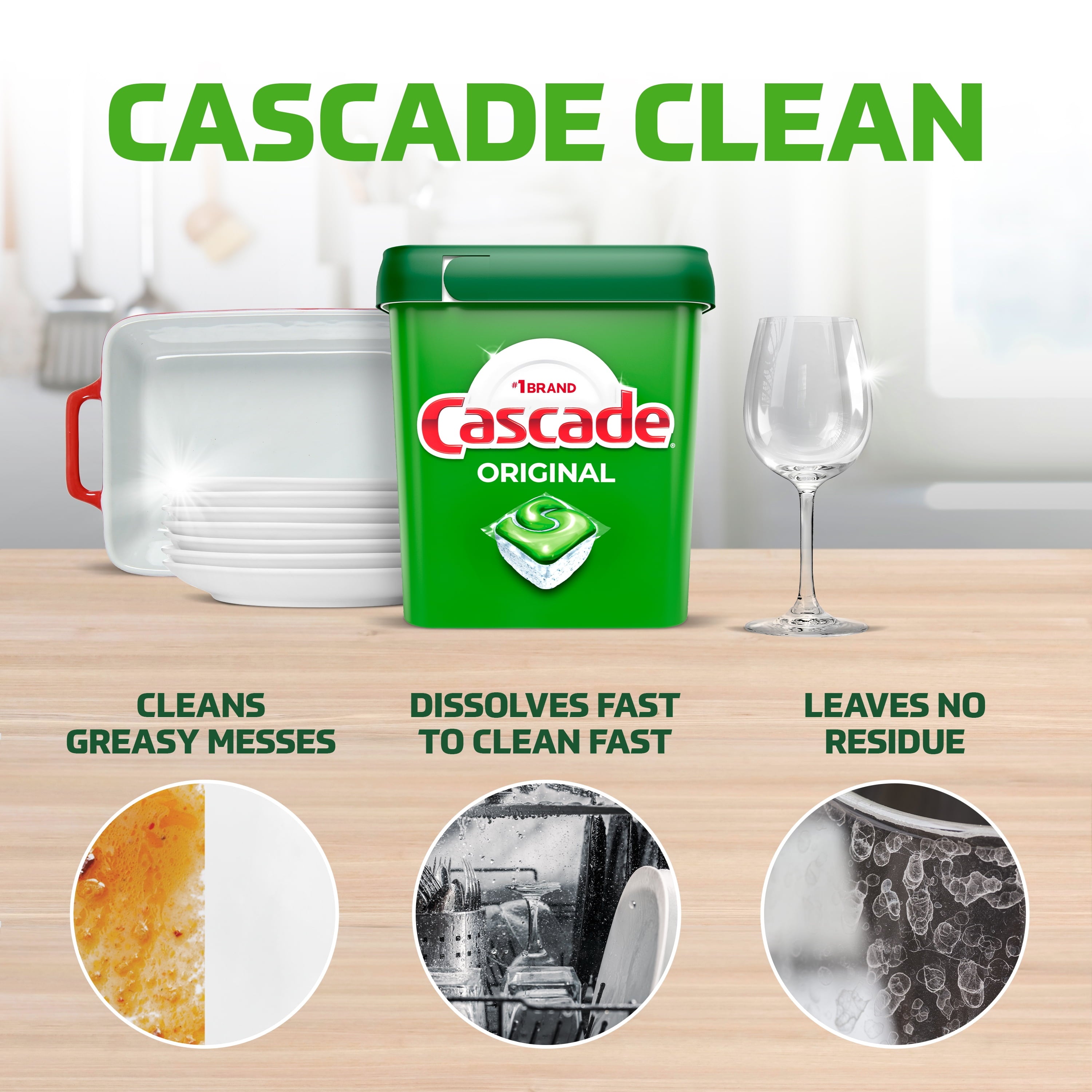 Cascade Dishwasher Detergent ActionPacs - Fresh Scent, 25 Count