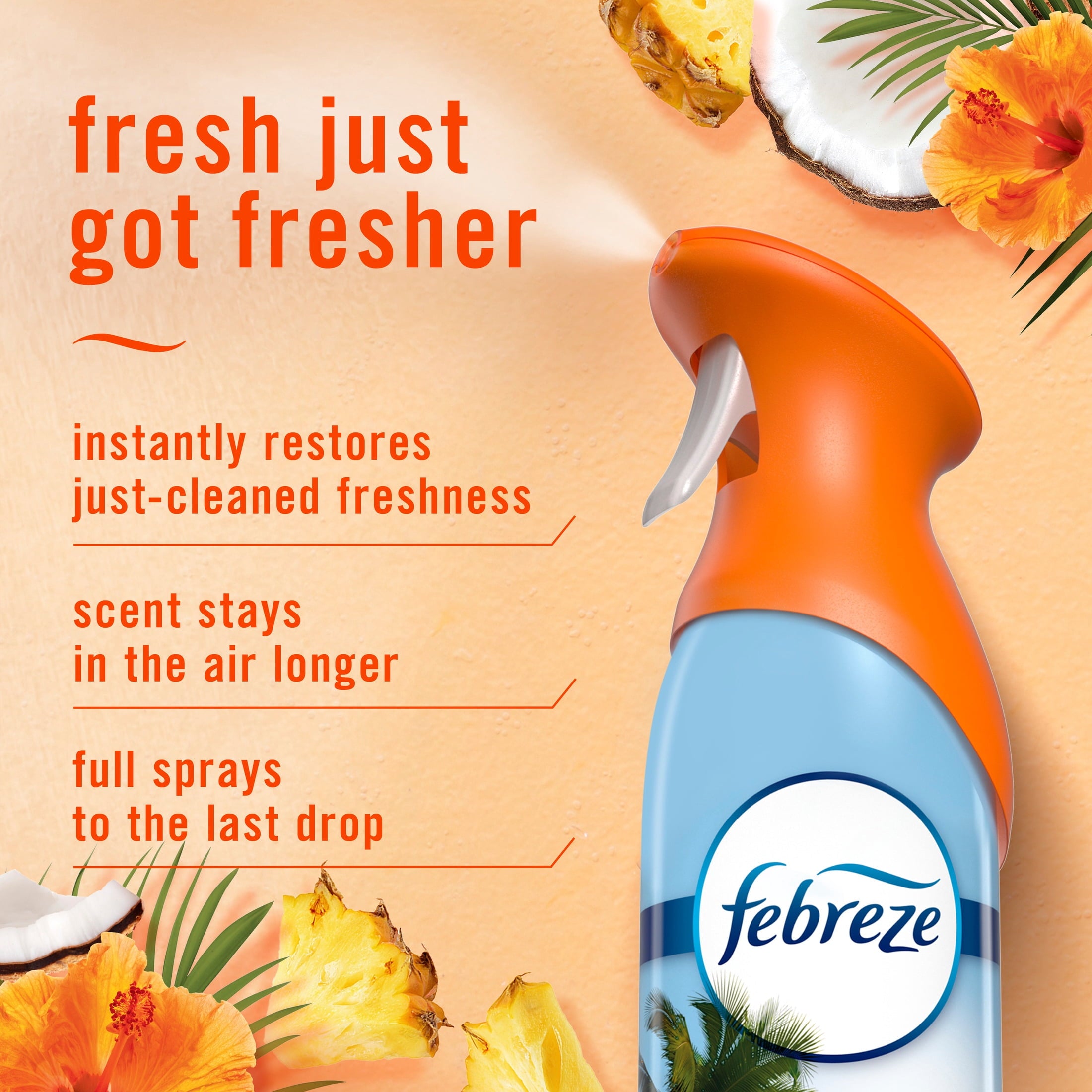 Febreze Air Mist Air Freshener Spray - Hawaiian Aloha Scent, 8.1oz 2 Count