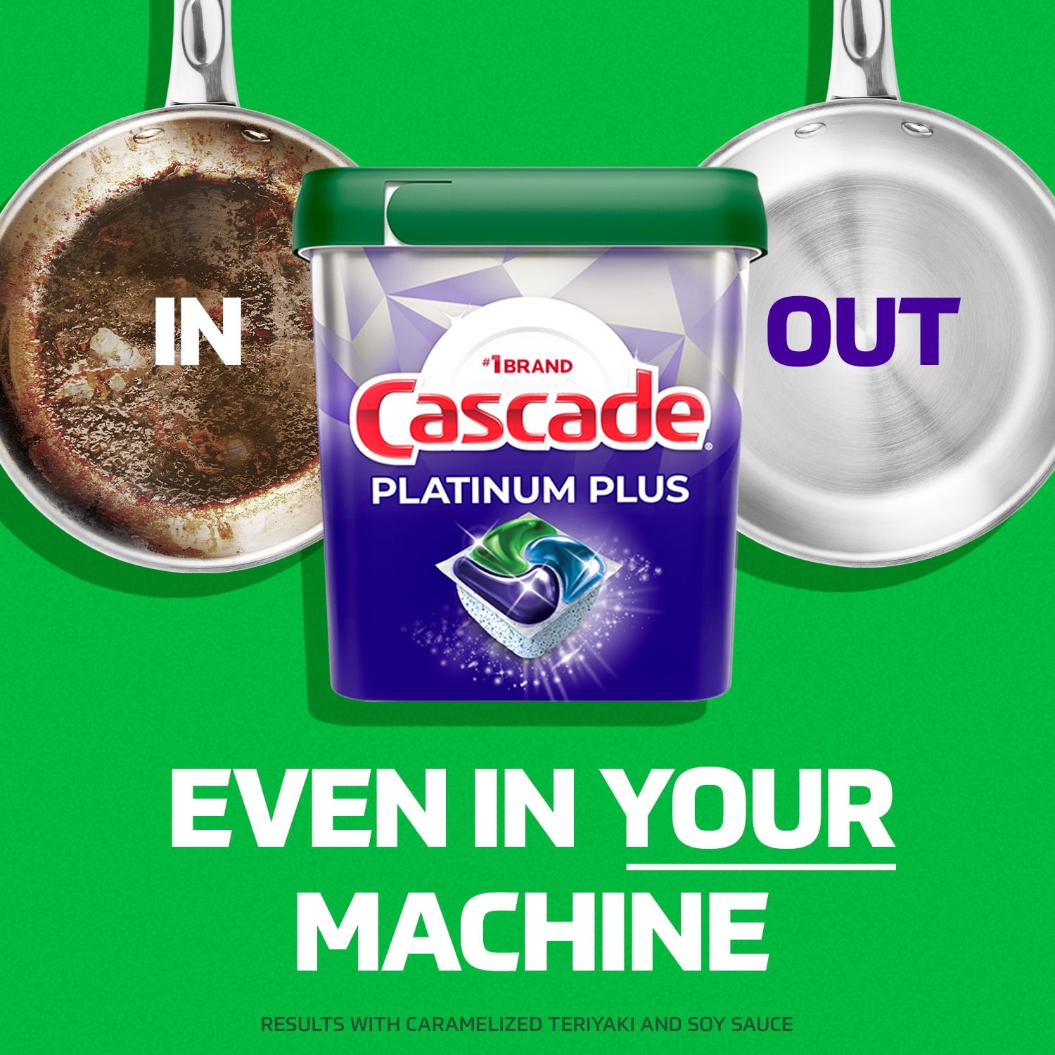 Cascade Platinum Plus Dishwasher Detergent Pacs - Mountain, 62 Count